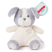 Baby GUND Oh So Snuggly Littles Puppy Dog, Small Stuffed Animals, Dog Stuffed Animal, Plush Toys for Infants and Toddlers, White/Gray, 7”