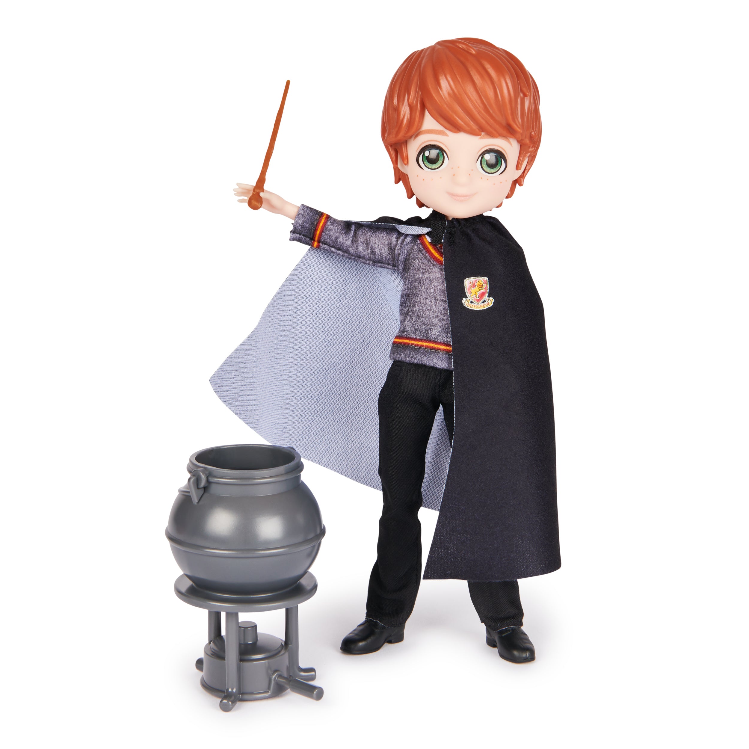 Wizarding World Harry Potter, 8-inch Ron Weasley Doll 12-Piece Back to Hogwarts Gift Set with Doll Accessories, Kids Toys for Ages 6 and up