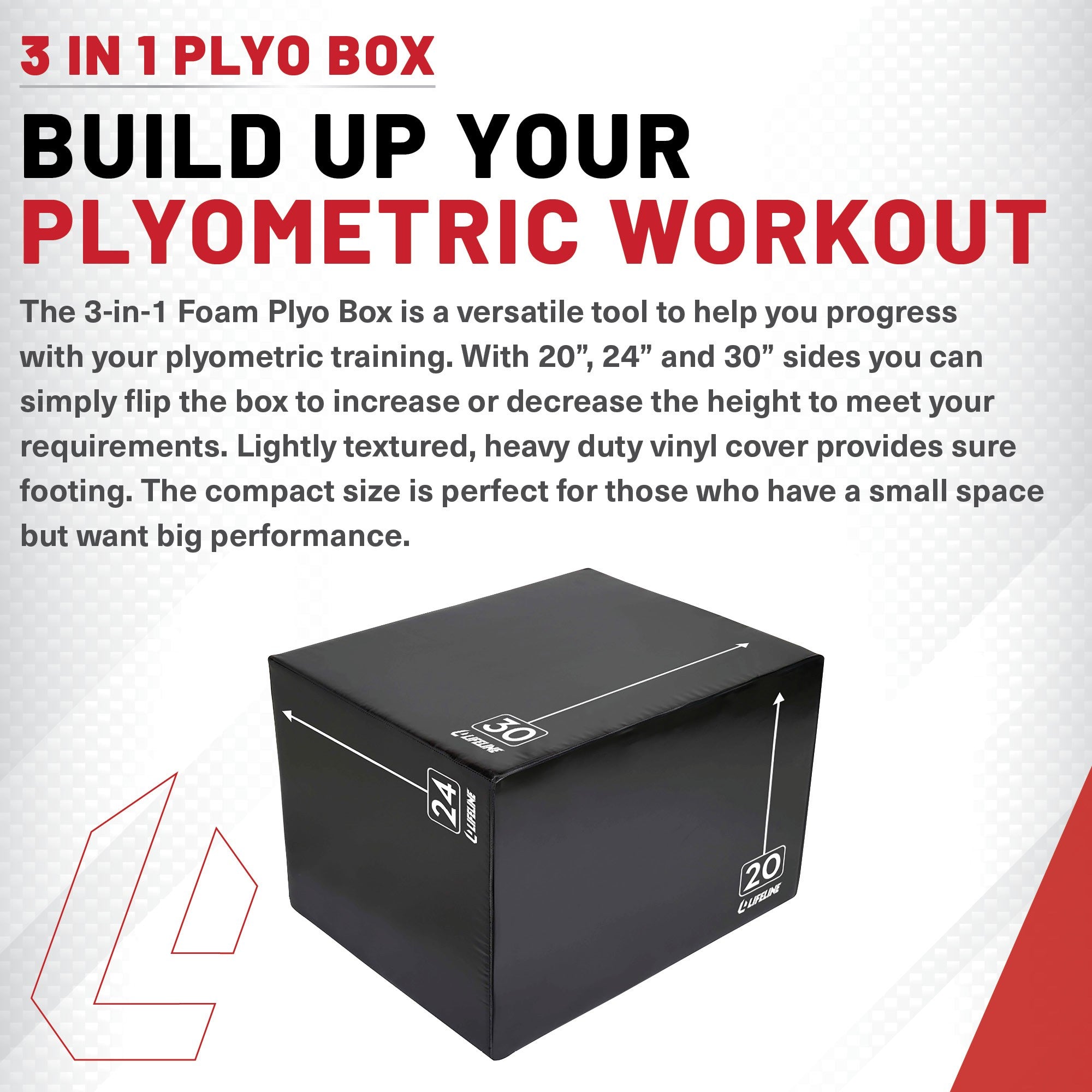 Foam Plyo Box - 20" - 24" - 30"