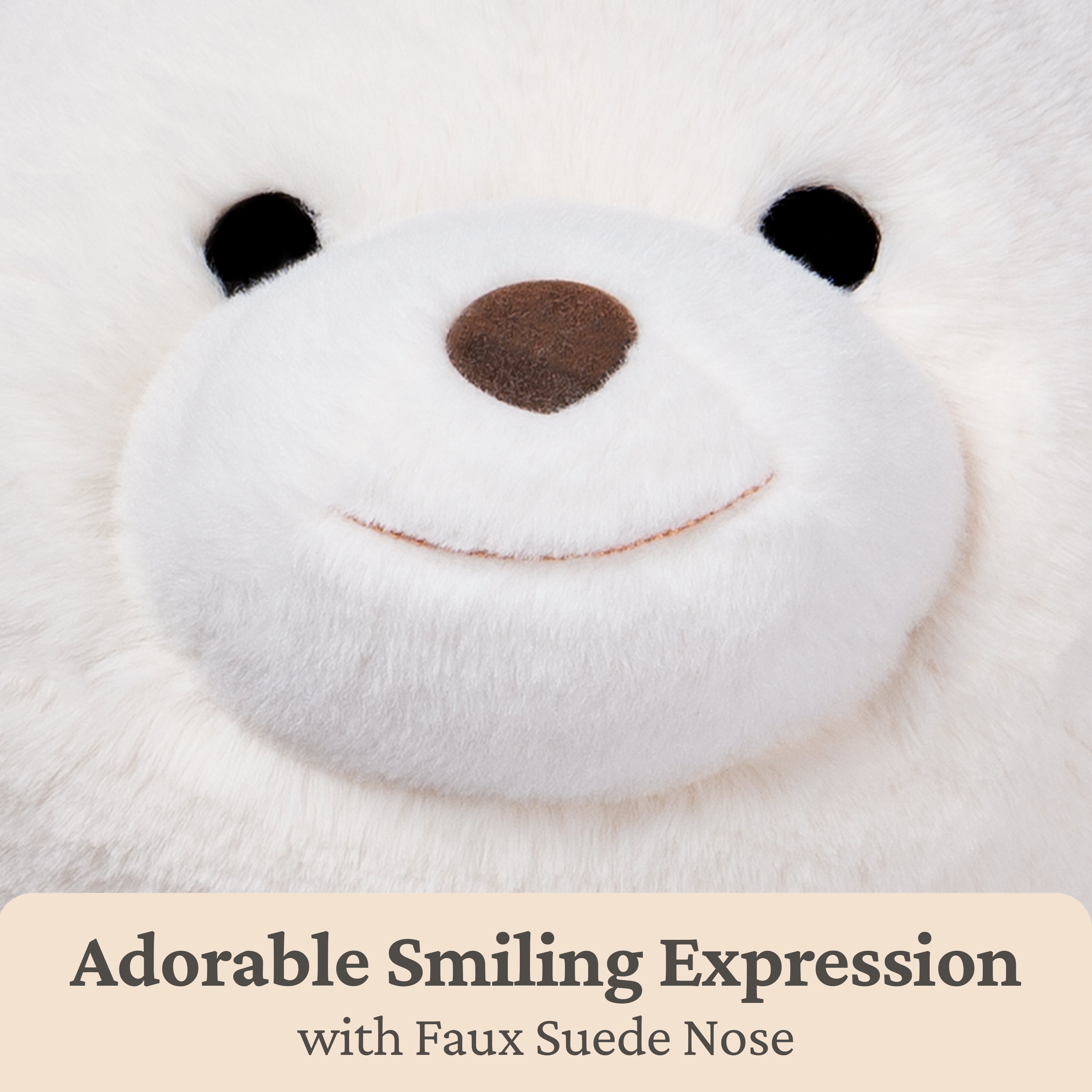 GUND Snuffles Teddy Bear Stuffed Animal Plush Polar Bear Extra Large, White, 18"