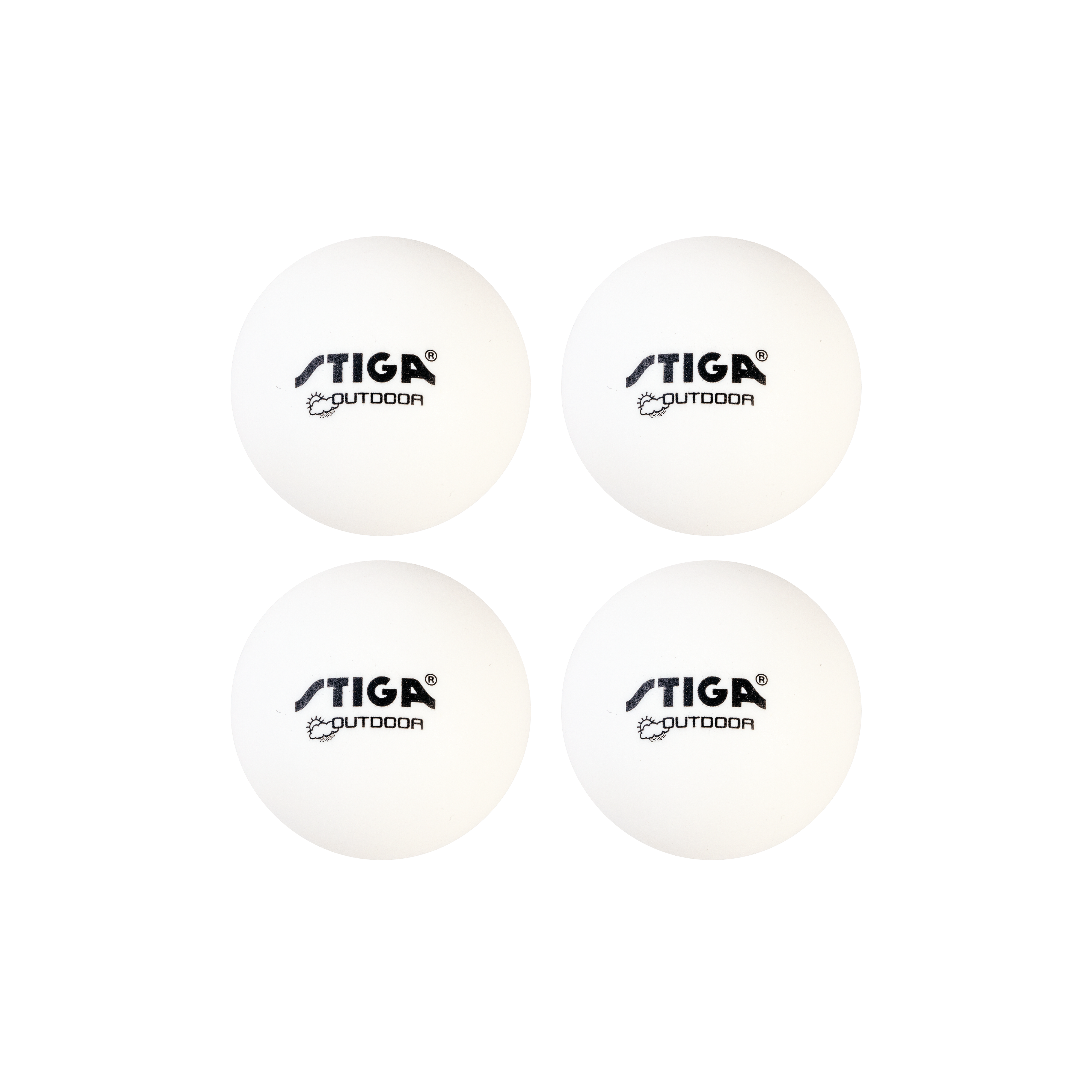 STIGA Outdoor Balls (4-pack)