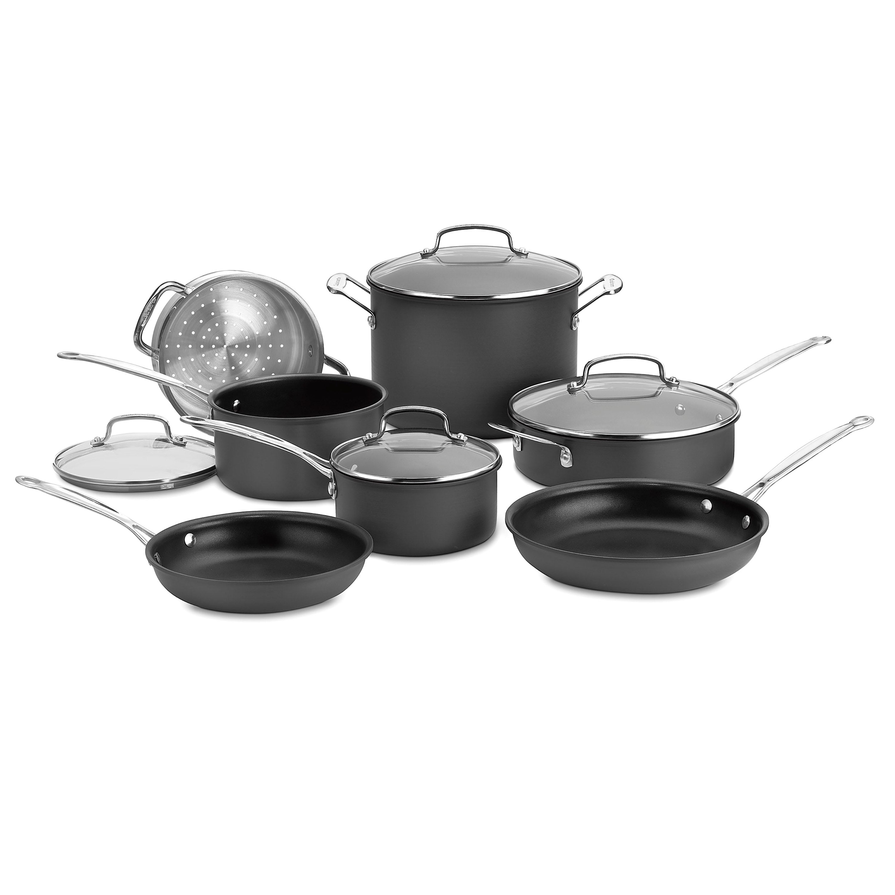 Chef's Classic™ Nonstick Hard Anodized 11 Piece Set