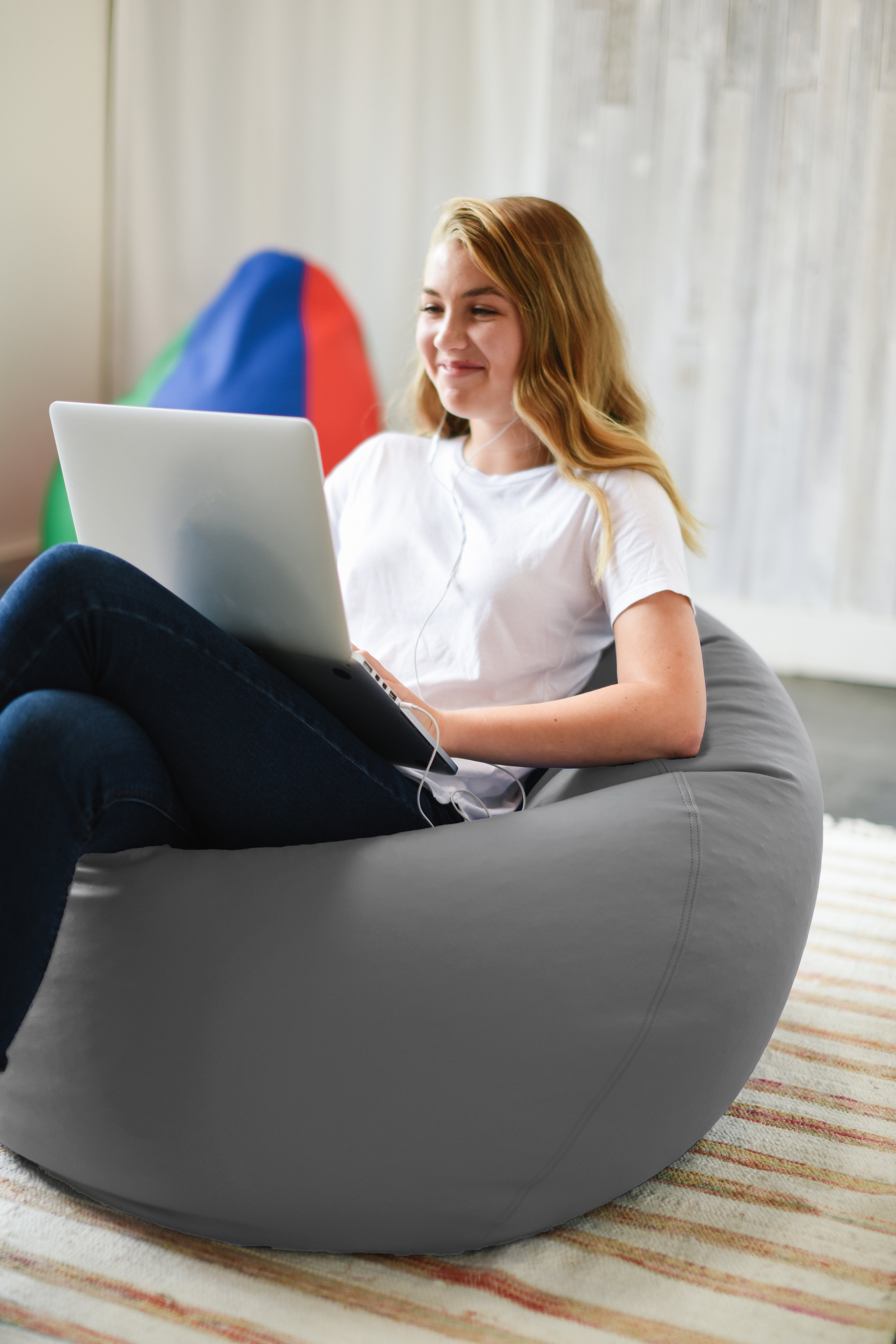 SoftScape Classic 35" Standard Bean Bag - Gray