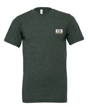 Easton Adult Retro T-Shirt - Small - Heather Forest