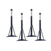 Standard Ball Glide Legs for Activity Tables, 4-Piece - Navy