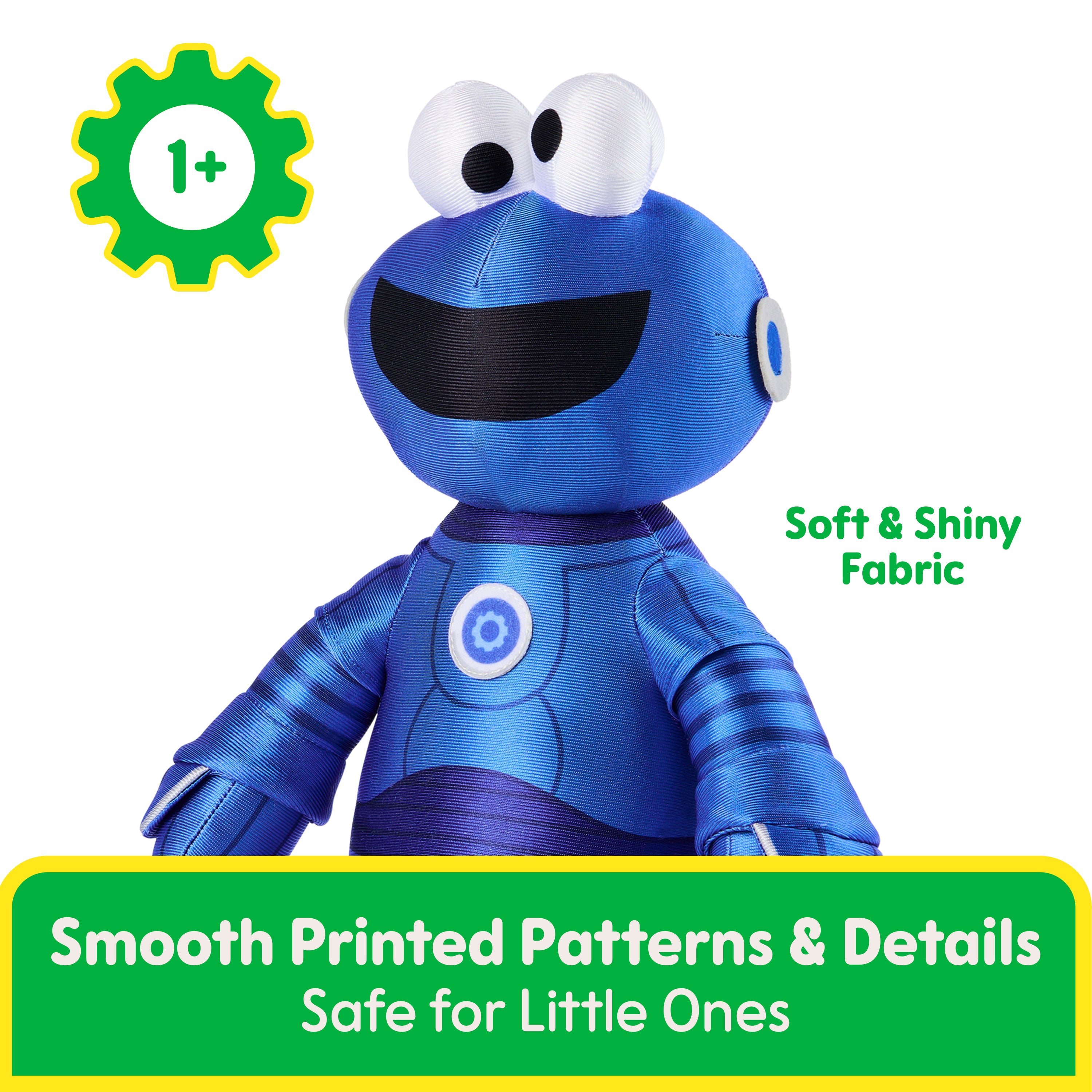 GUND Sesame Street Official Mecha Builder Cookie Monster Plush, Stuffed Animal for Ages 1 and Up, 13"