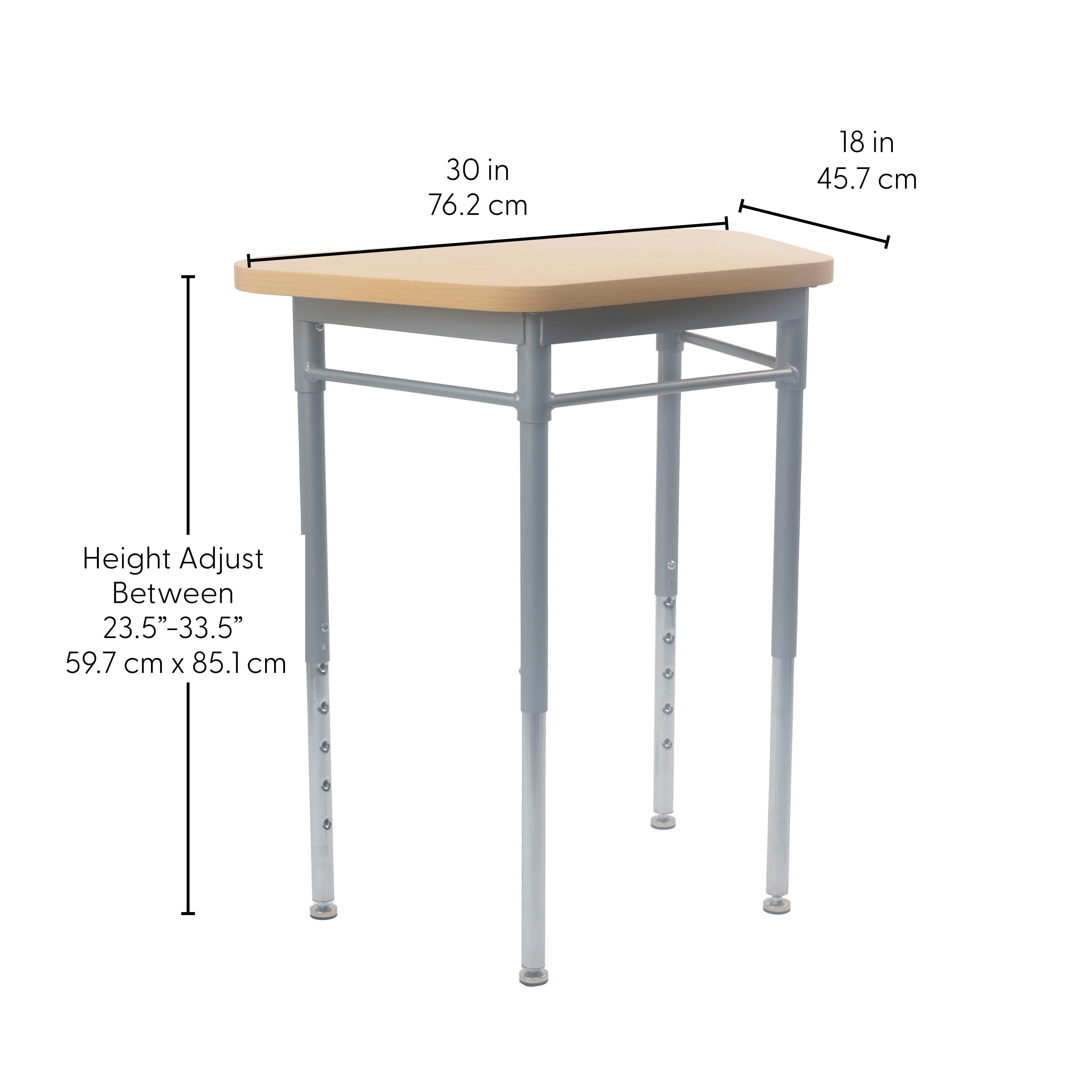 Collaborative Trap Desk - Maple/Maple Grain/Silver