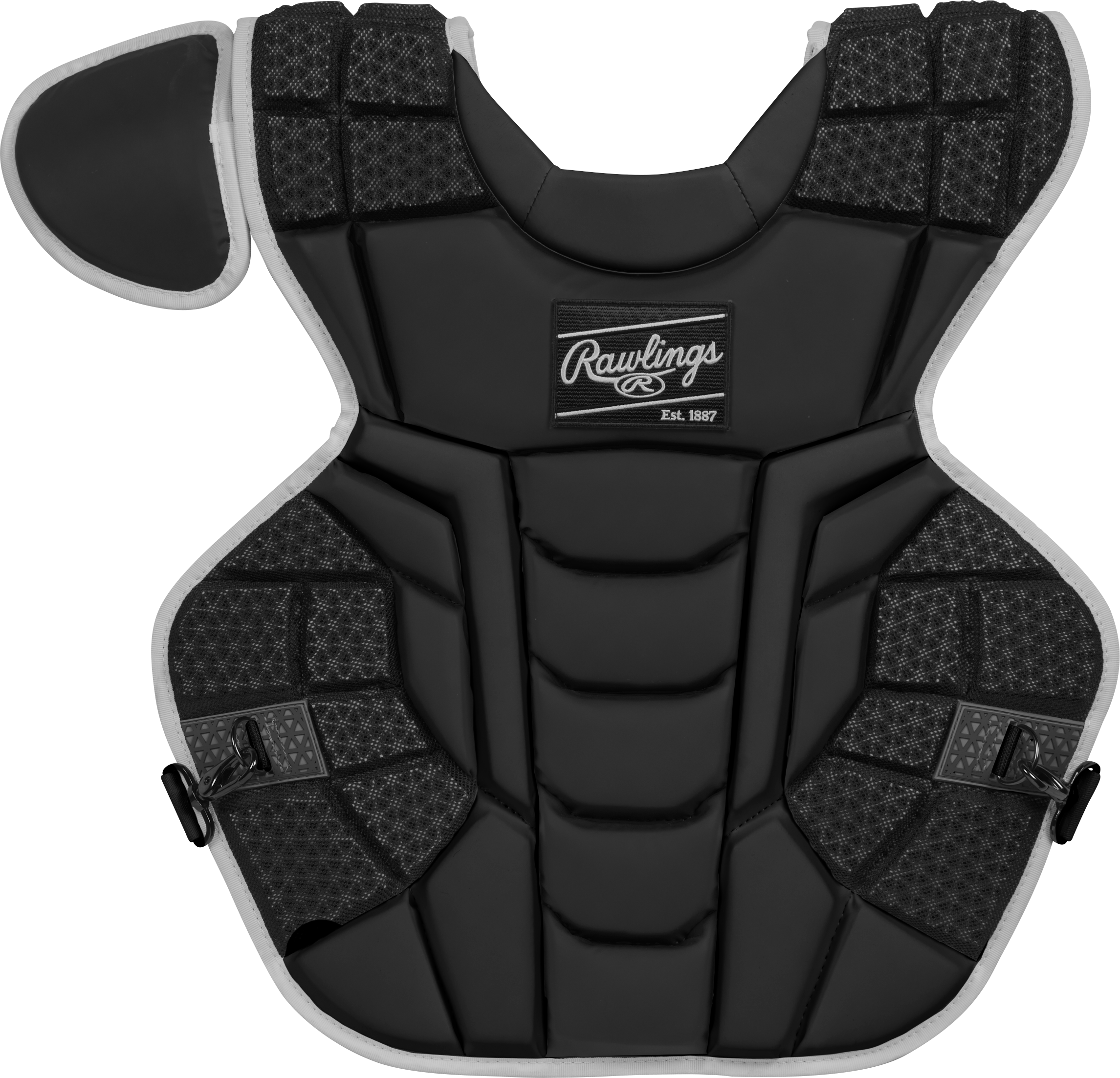 Rawlings Mach Intermediate Chest Protector - Black/Black