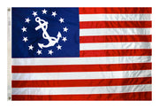48X72 IN NYL-GLO US YACHT ENSIGN