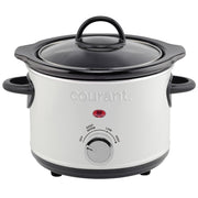 Courant Courant 1.6 Quart Slow Cooker, White