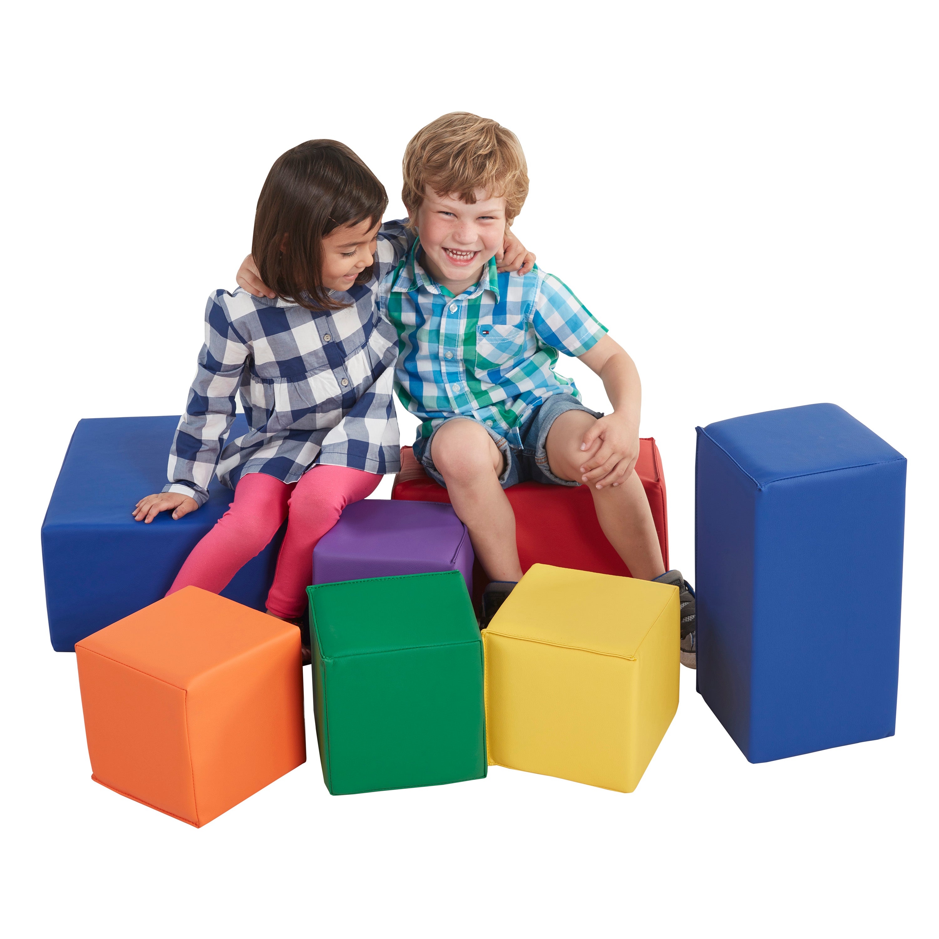 SoftZone Big Foam Blocks 7-Piece -Assorted