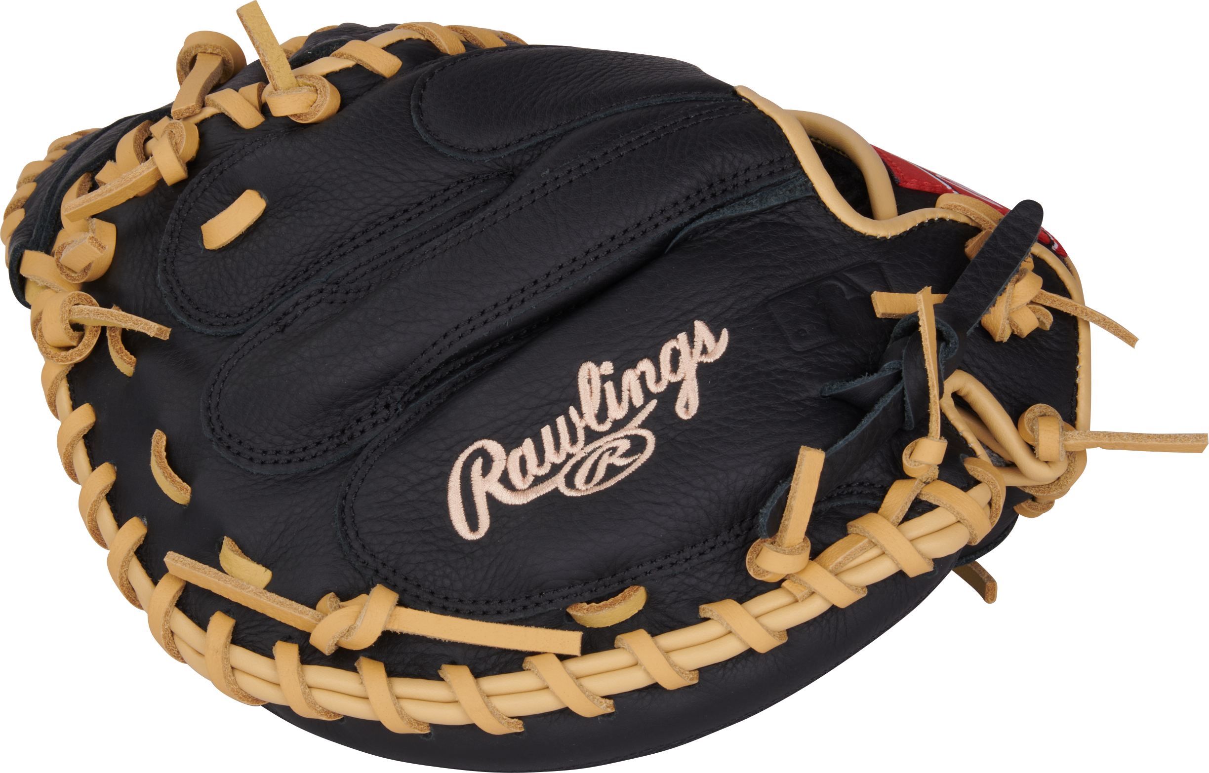 Rawlings Select Pro Lite Series Adley Rutschman Youth Catchers Mitt 32-Inch Baseball Glove - Right Hand Thrower - Black