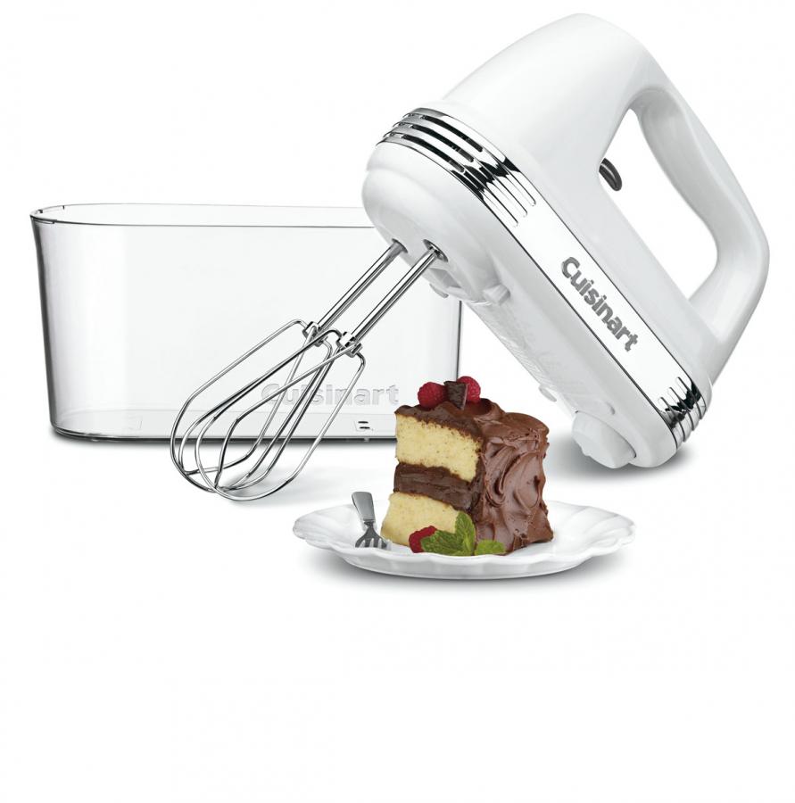 Power Advantage PLUS 9 Speed Hand Mixer with Storage Case - White