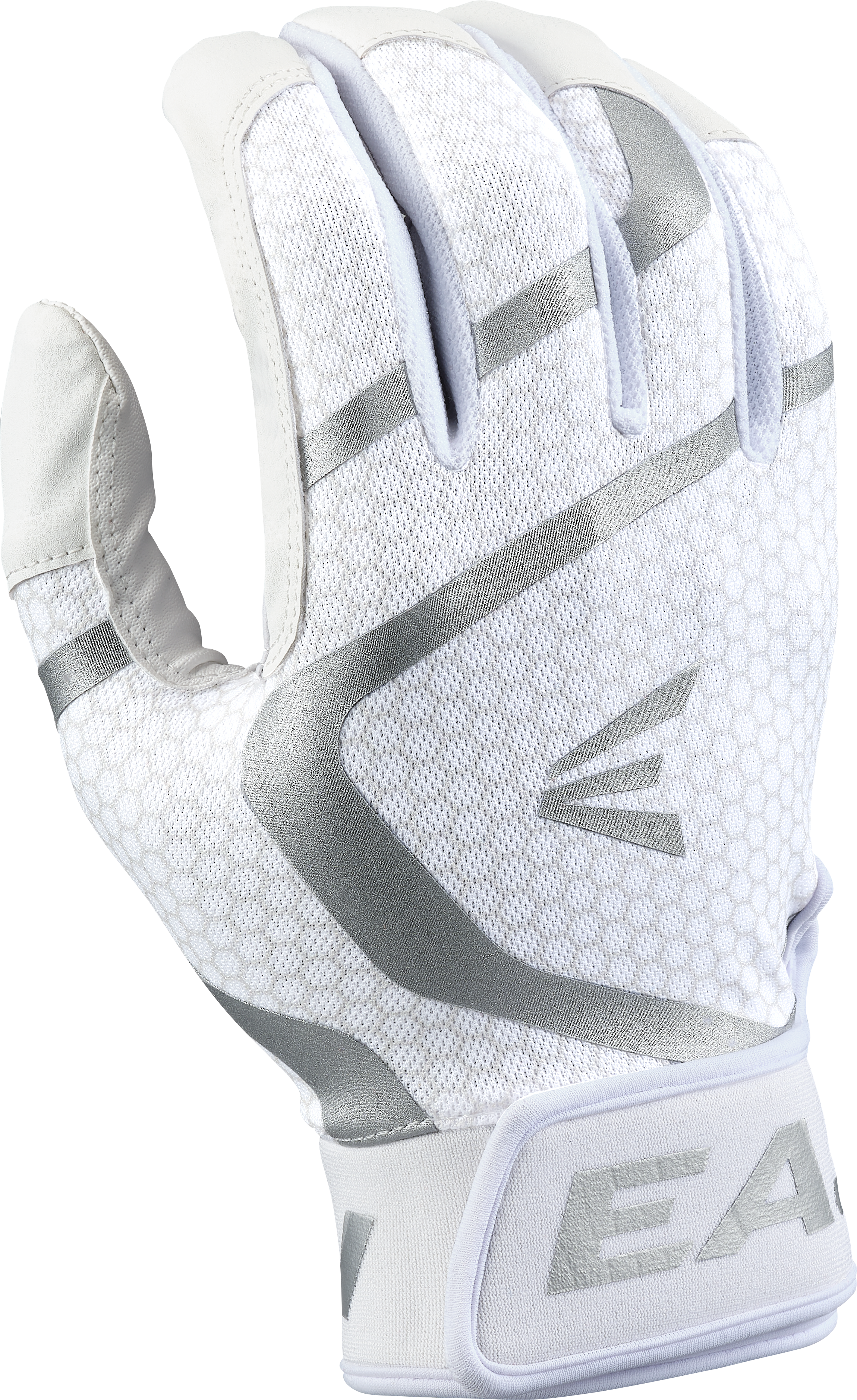 Easton Youth Mav Gt Batting Gloves - Small - White/White