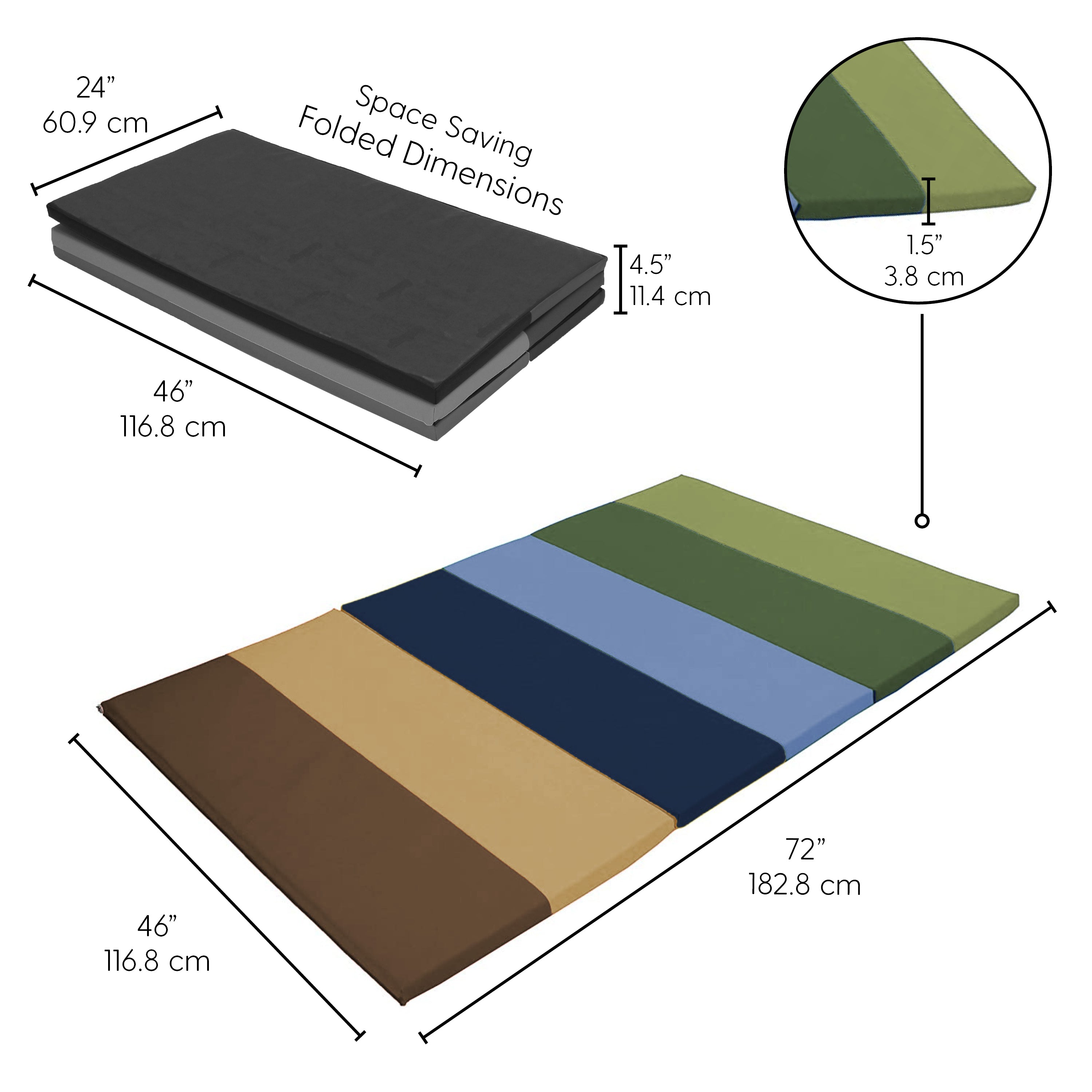 SoftScape Space Saver Play Mat - Earthtone