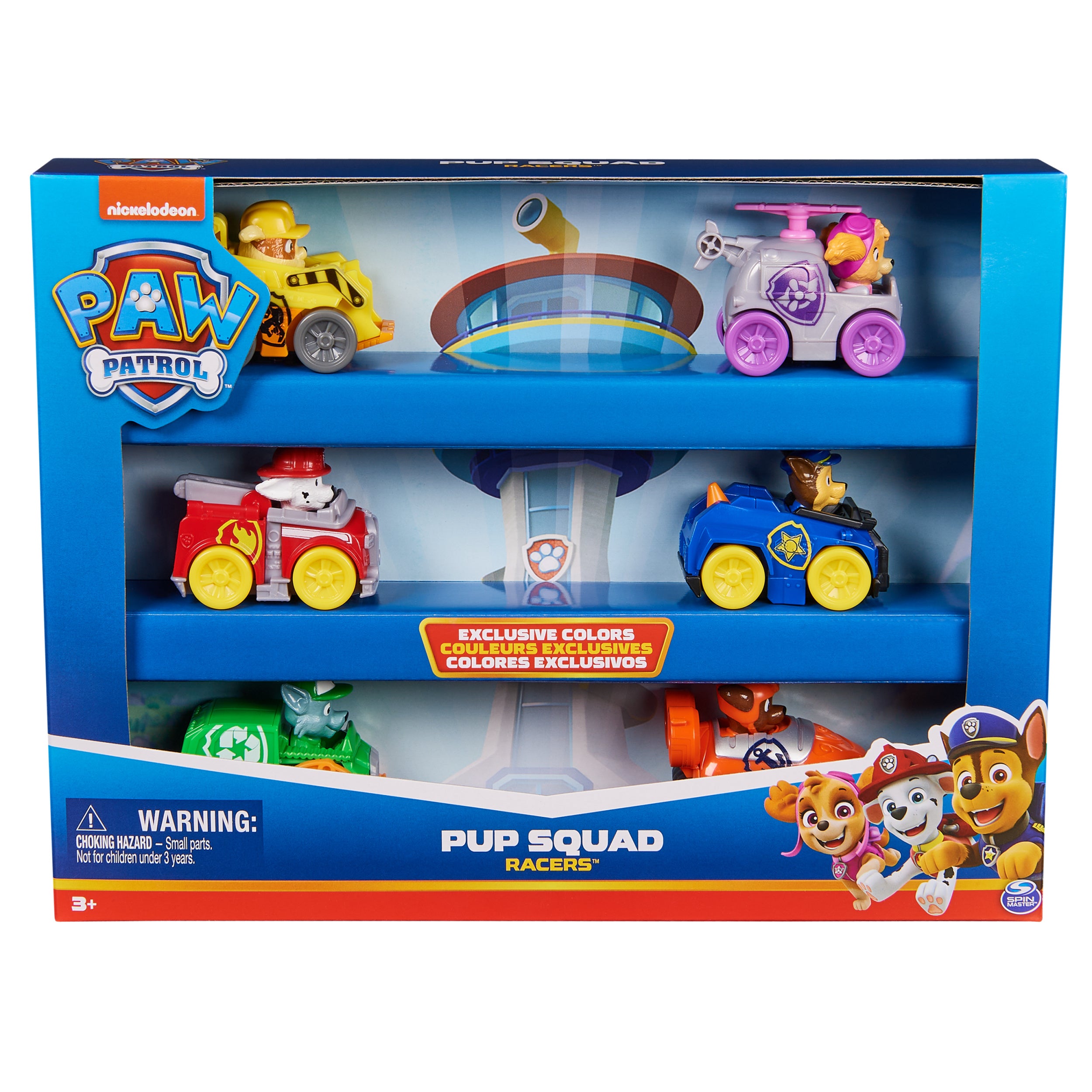 PAW Patrol: Pup Squad Racers, 6-Piece Vehicle Gift Set, Kids Toys for Boys & Girls Ages 3 and Up
