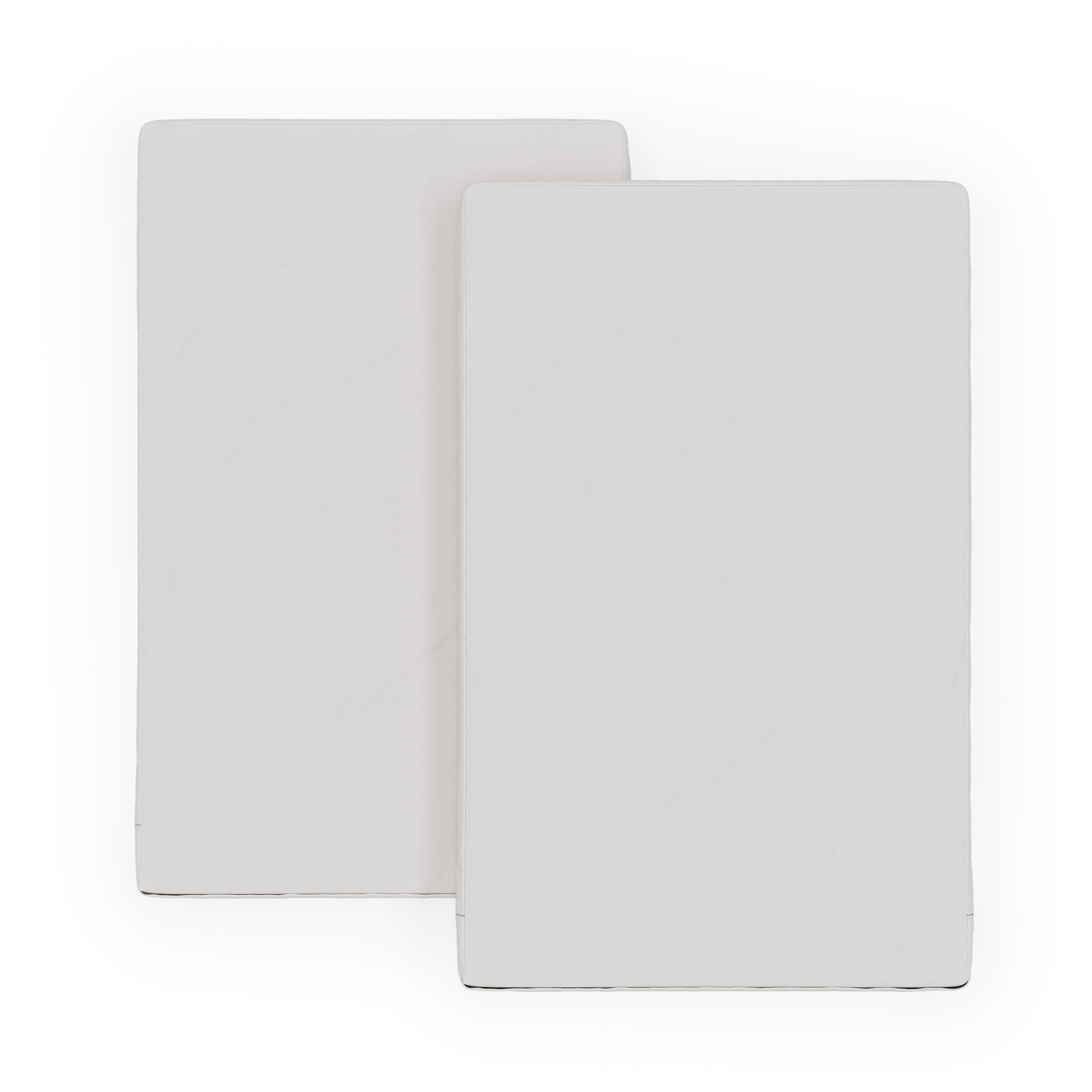 Foundations Zippered Portable/Compact Sheet White