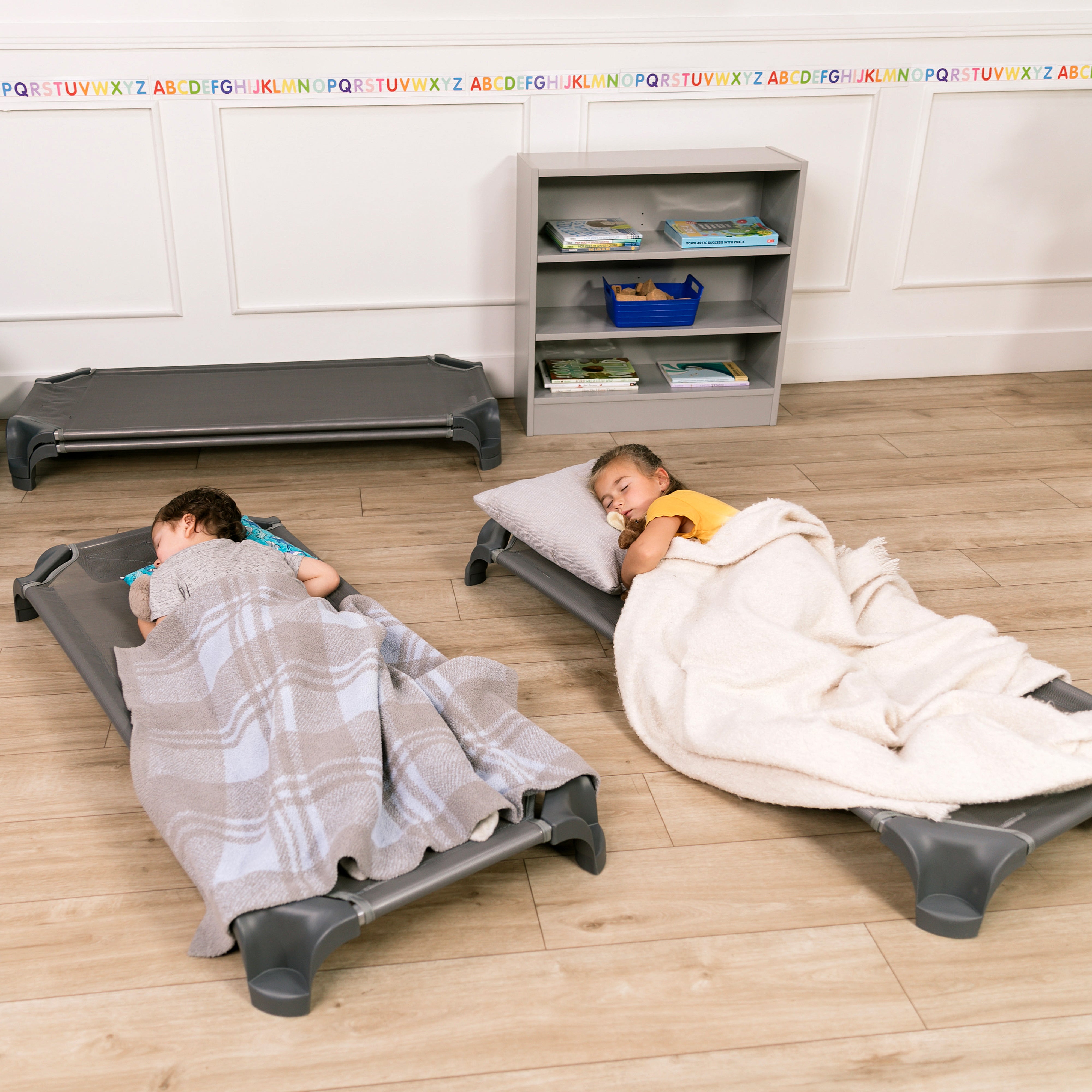 40" Toddler Cot Assembled - Gray