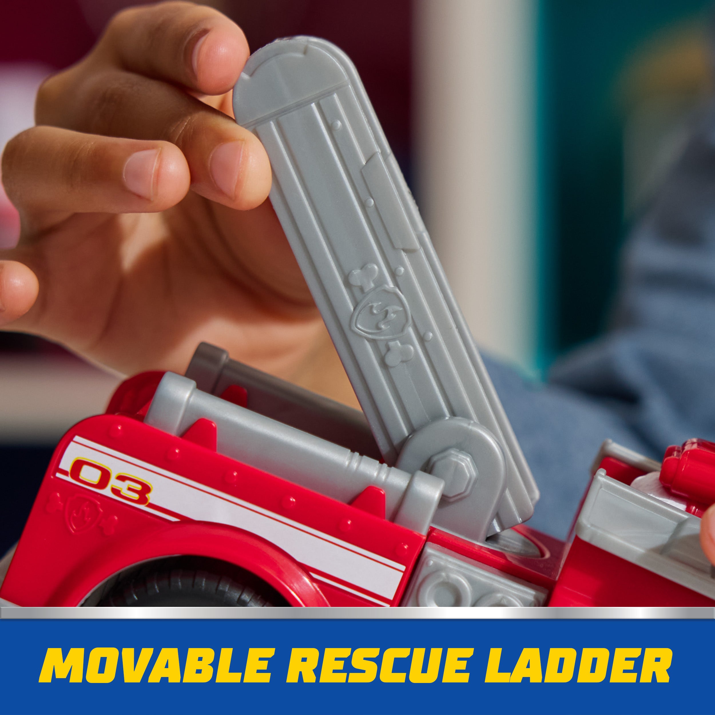 PAW Patrol, Marshall’s Firetruck, Toy Vehicle with Collectible Action Figure, Sustainably Minded Kids Toys for Boys & Girls Ages 3 and Up
