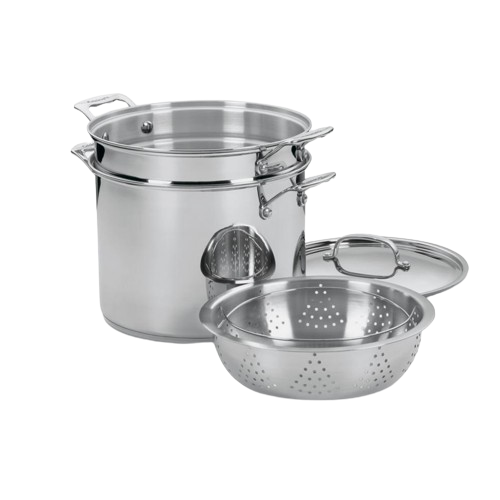 Chef's Classic™ Stainless 12 Quart Pasta/Steamer 4 Piece Set
