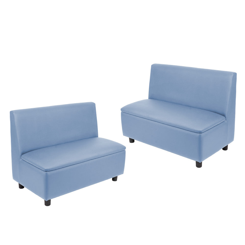 Kid Comfort Collective Modular Sofas, 2-Piece - Powder Blue