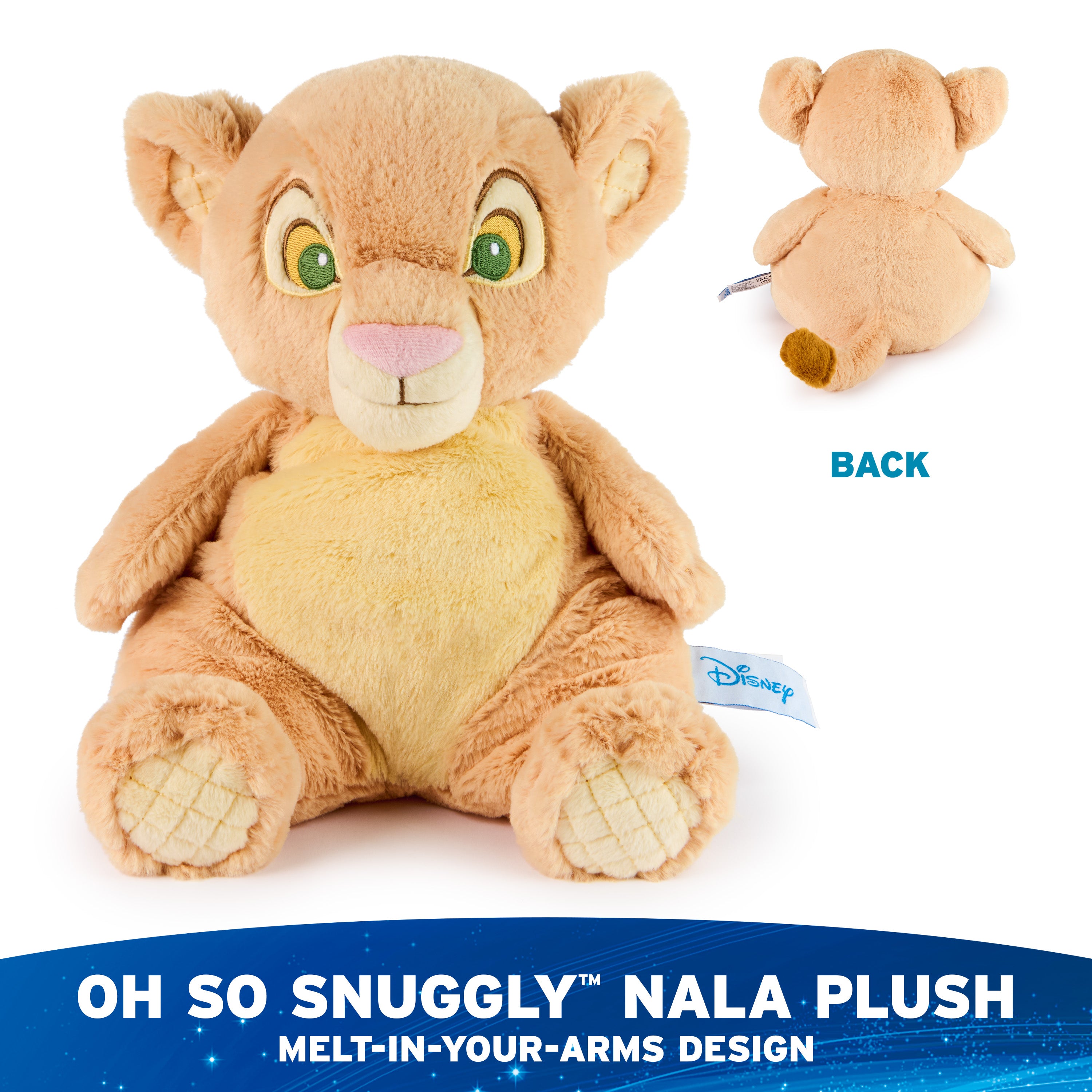 GUND Disney Official Nala Oh So Snuggly Plush, The Lion King, Lion Stuffed Animal for Babies and Infants, Yellow, 12.5”