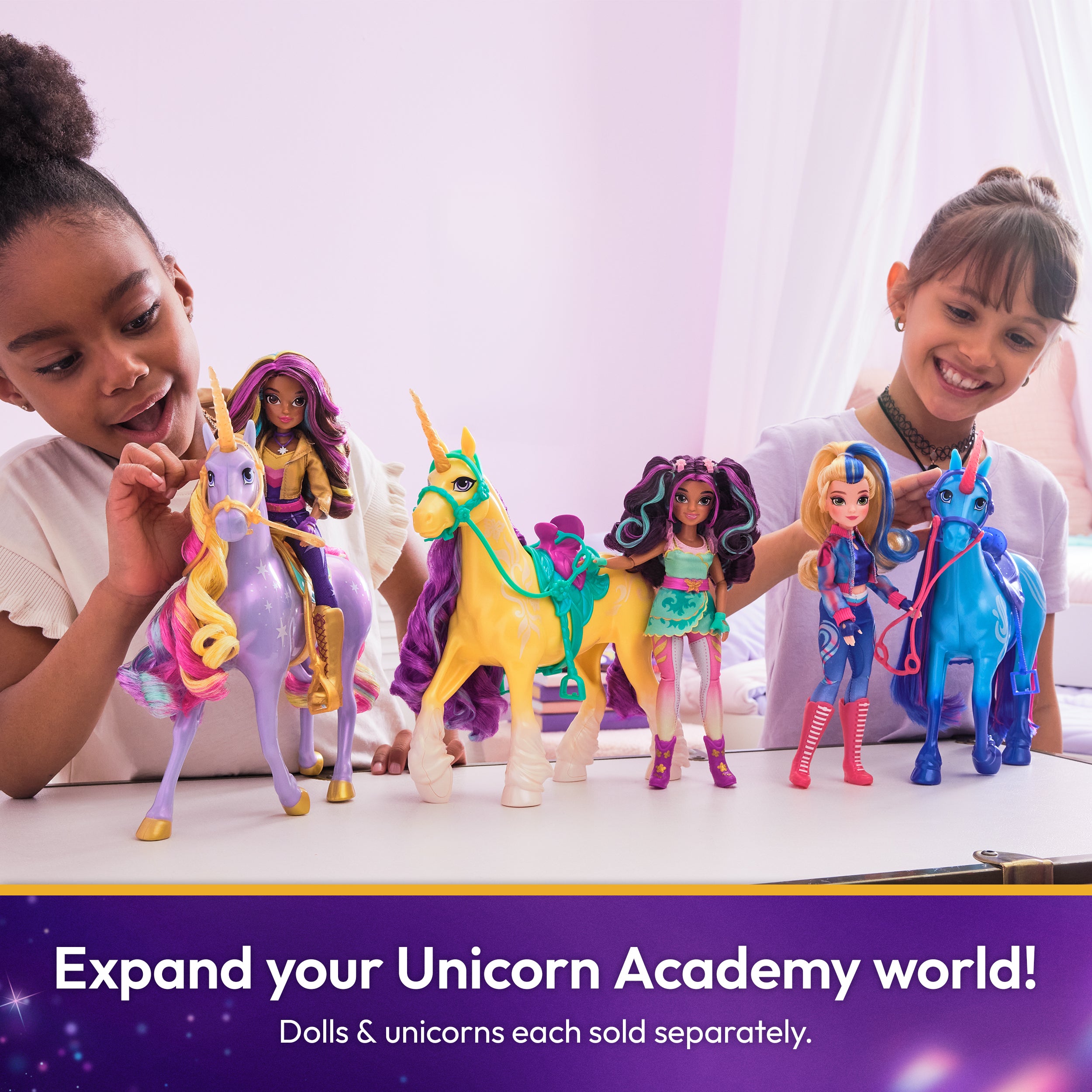 Unicorn Academy Official Leaf Plush Toy,  Unicorn Stuffed Animal, Toys for Girls Ages 1 & Up, Yellow, 15”