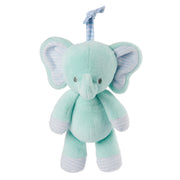 Baby GUND Safari Friends Elephant Pull-Down Musical Plush, Travel Friendly Sensory Toy with Stroller Loop for Ages 0 and Up, Blue, 12”