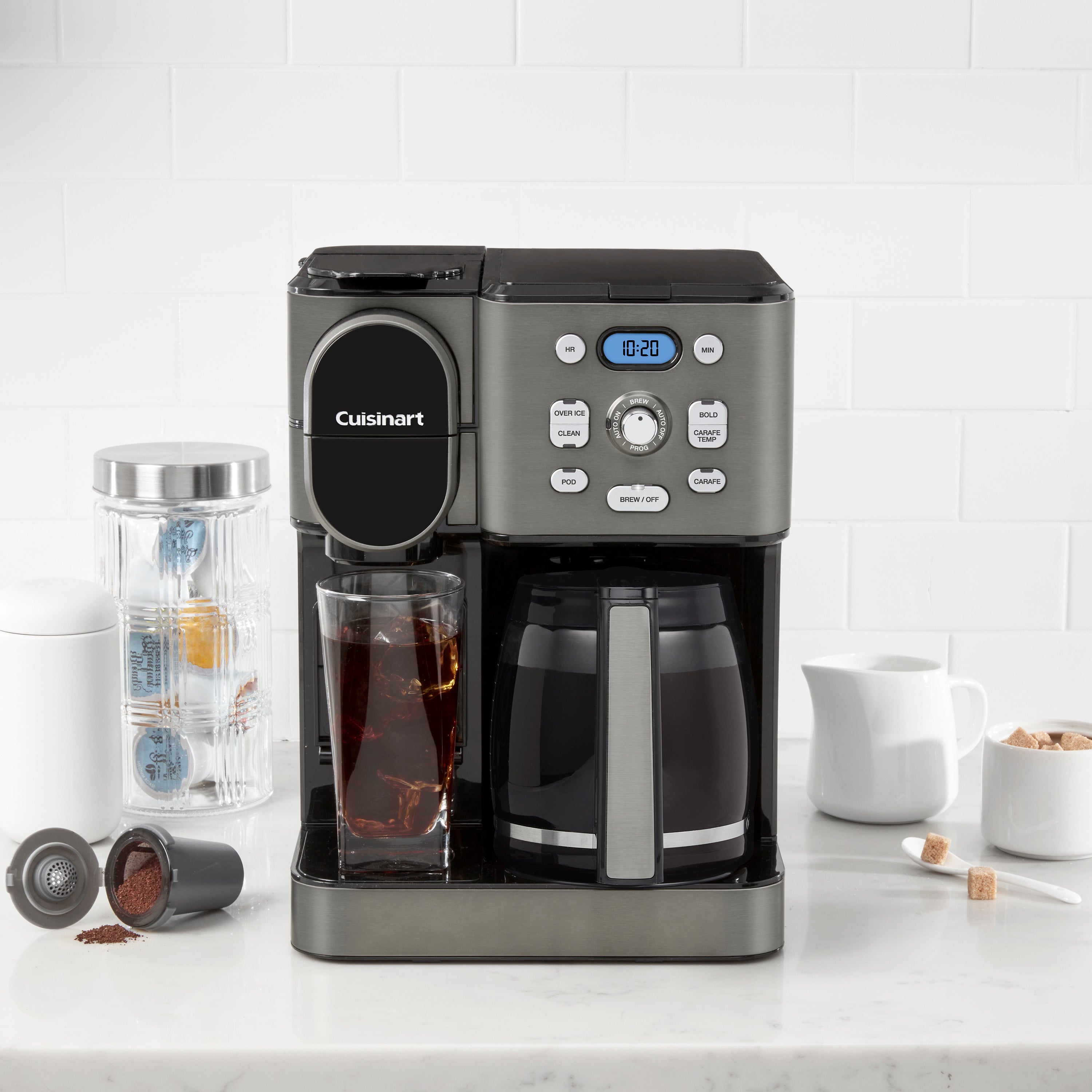 Coffee Center® 2-in-1 Coffee Maker Black Stainless