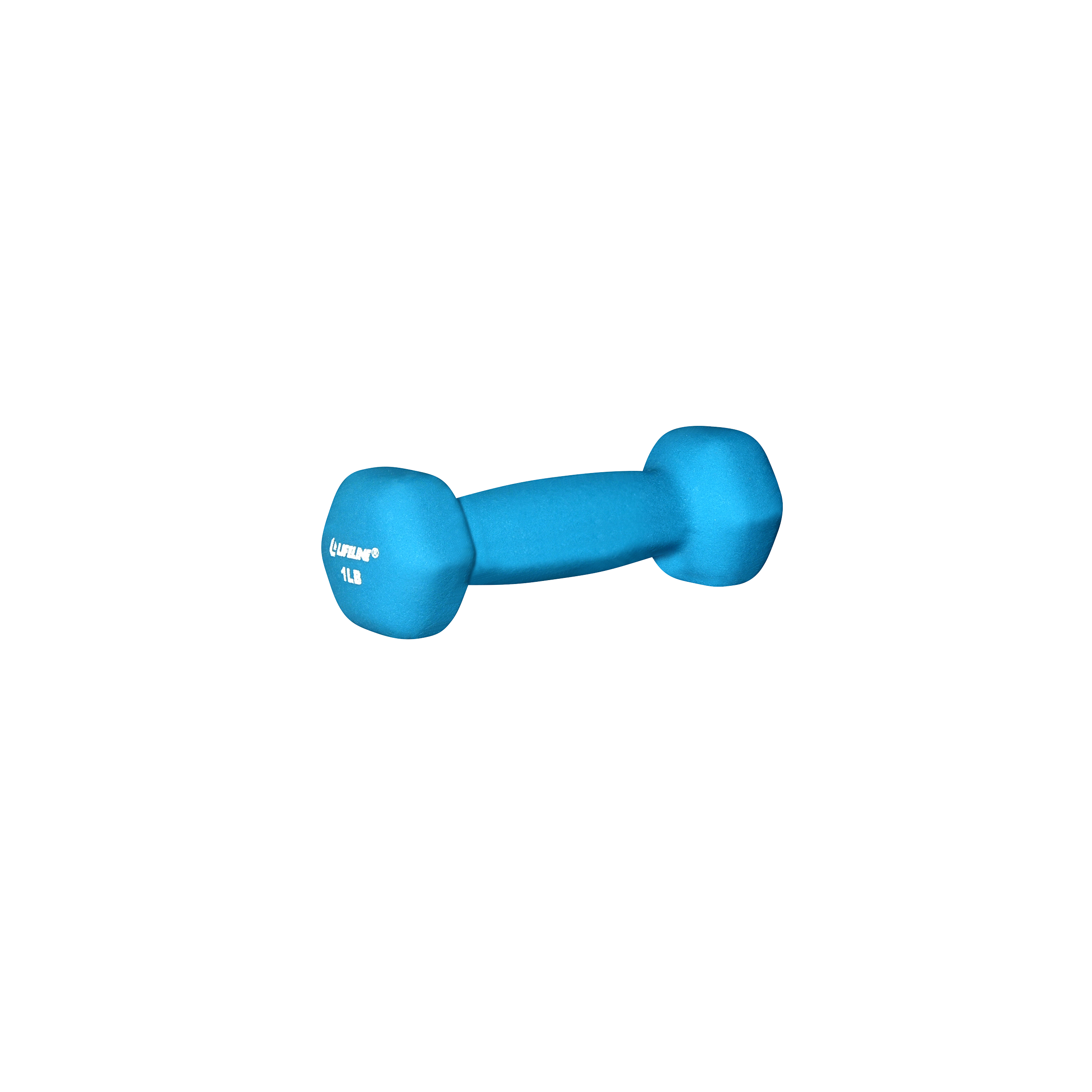 1Lb Hex Neoprene Dumbbell - Teal