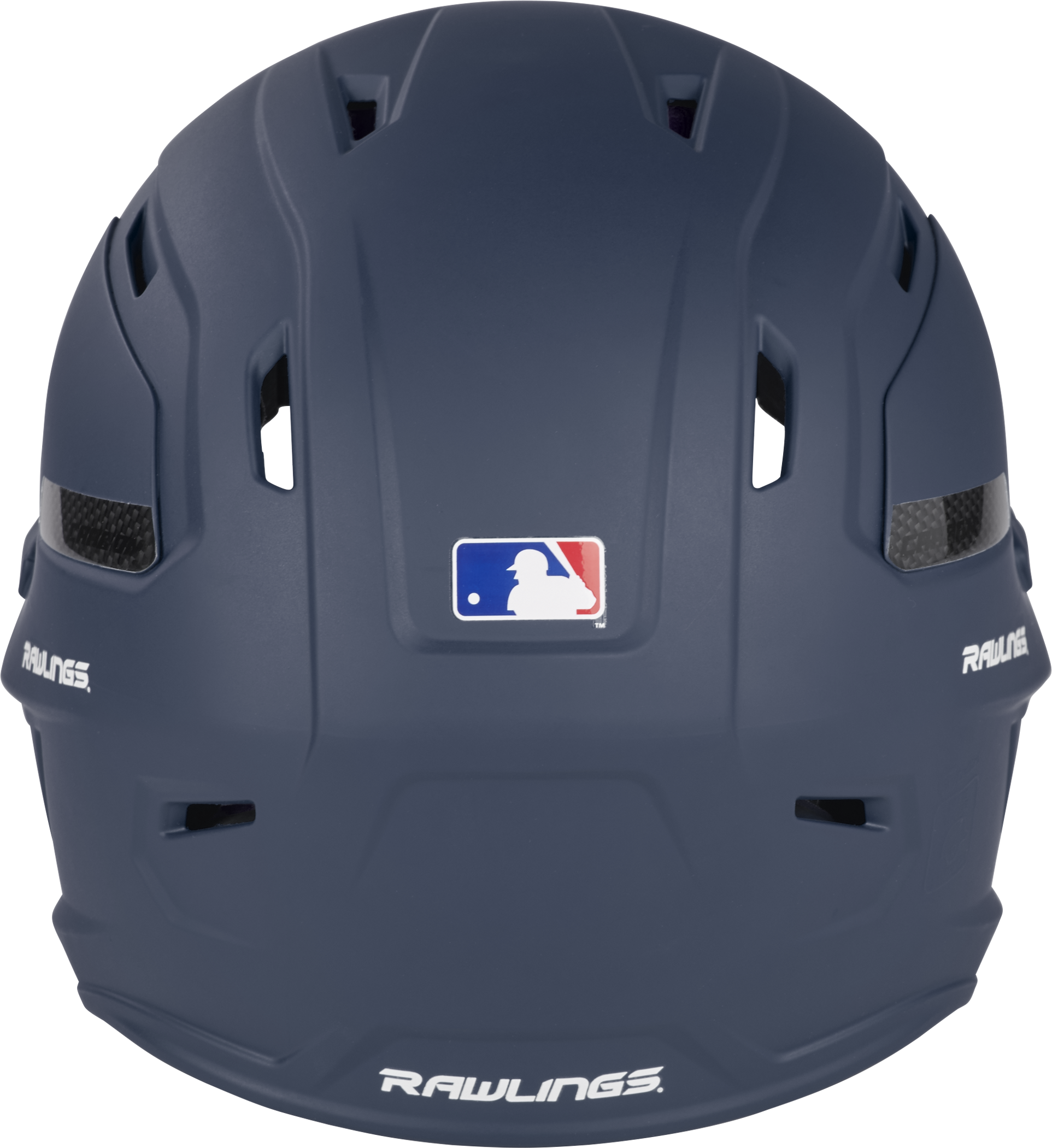 Rawlings Mach Carbon Adult 1-Tone Baseball Helmet - Small - Navy