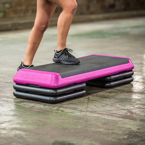 Original Health Club Step Pink/Black (4 Risers) New