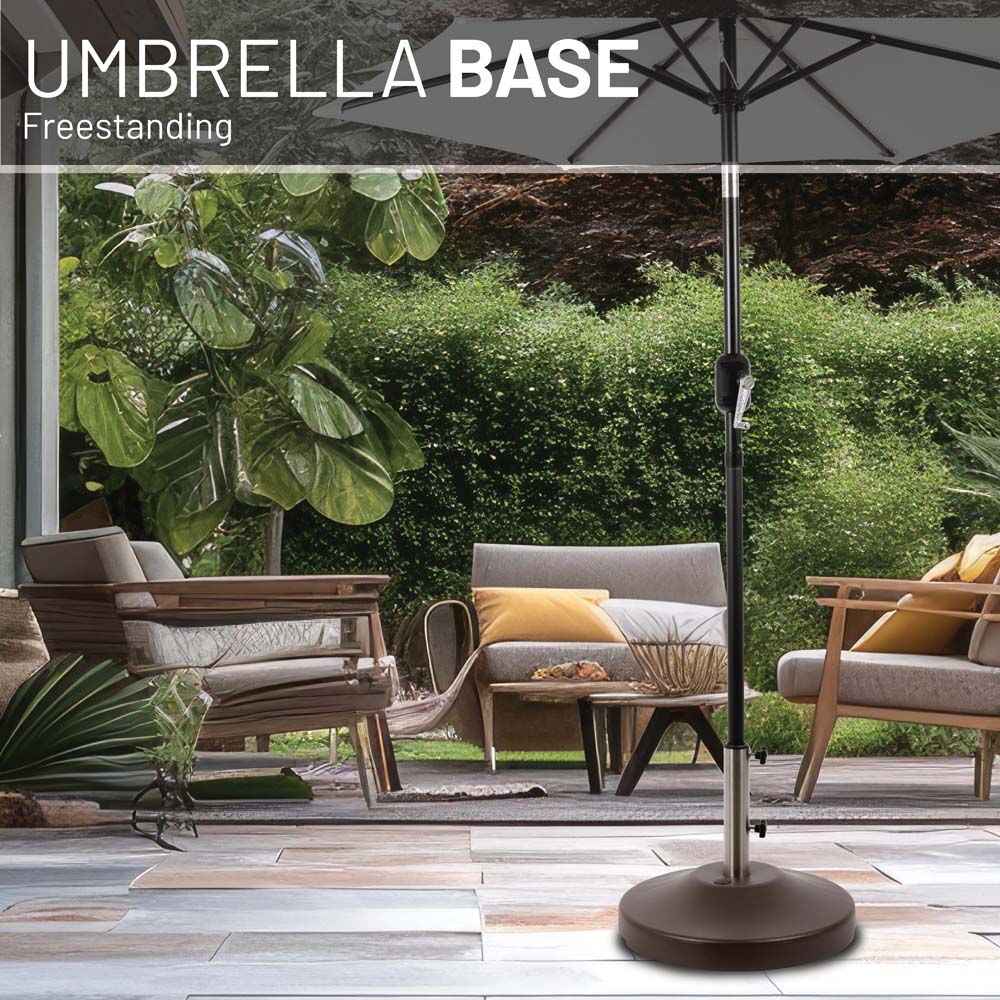 80 lb Free Standing Umbrella Base (Bronze)