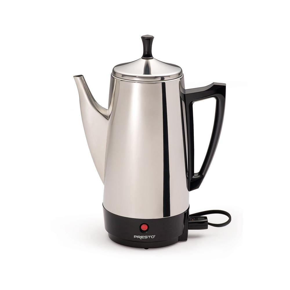 Presto 12-Cup Stainless Steel Coffee Maker