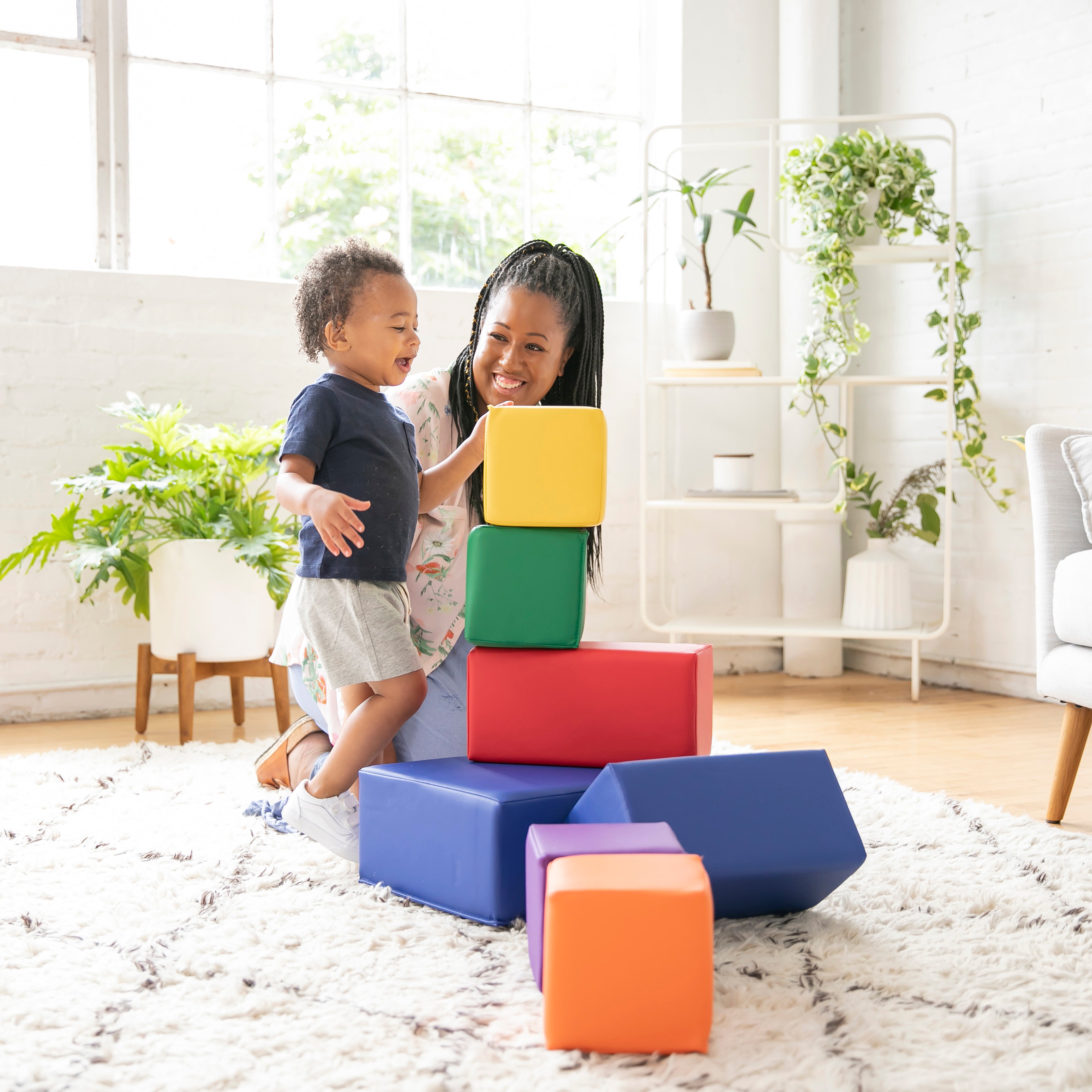 SoftZone Big Foam Blocks 7-Piece -Assorted