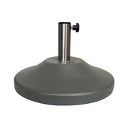 Fillable 50 lb Premium Umbrella Base with Stainless Stem (Grey)