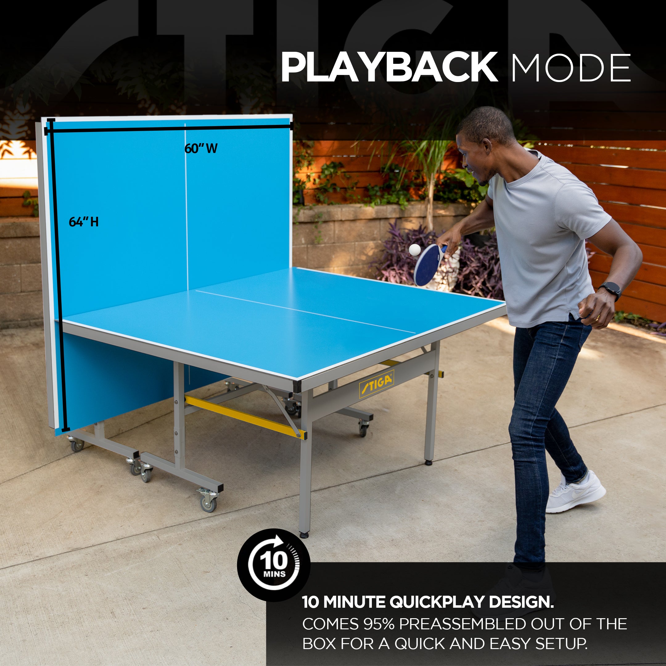 STIGA Vapor Table Tennis Table