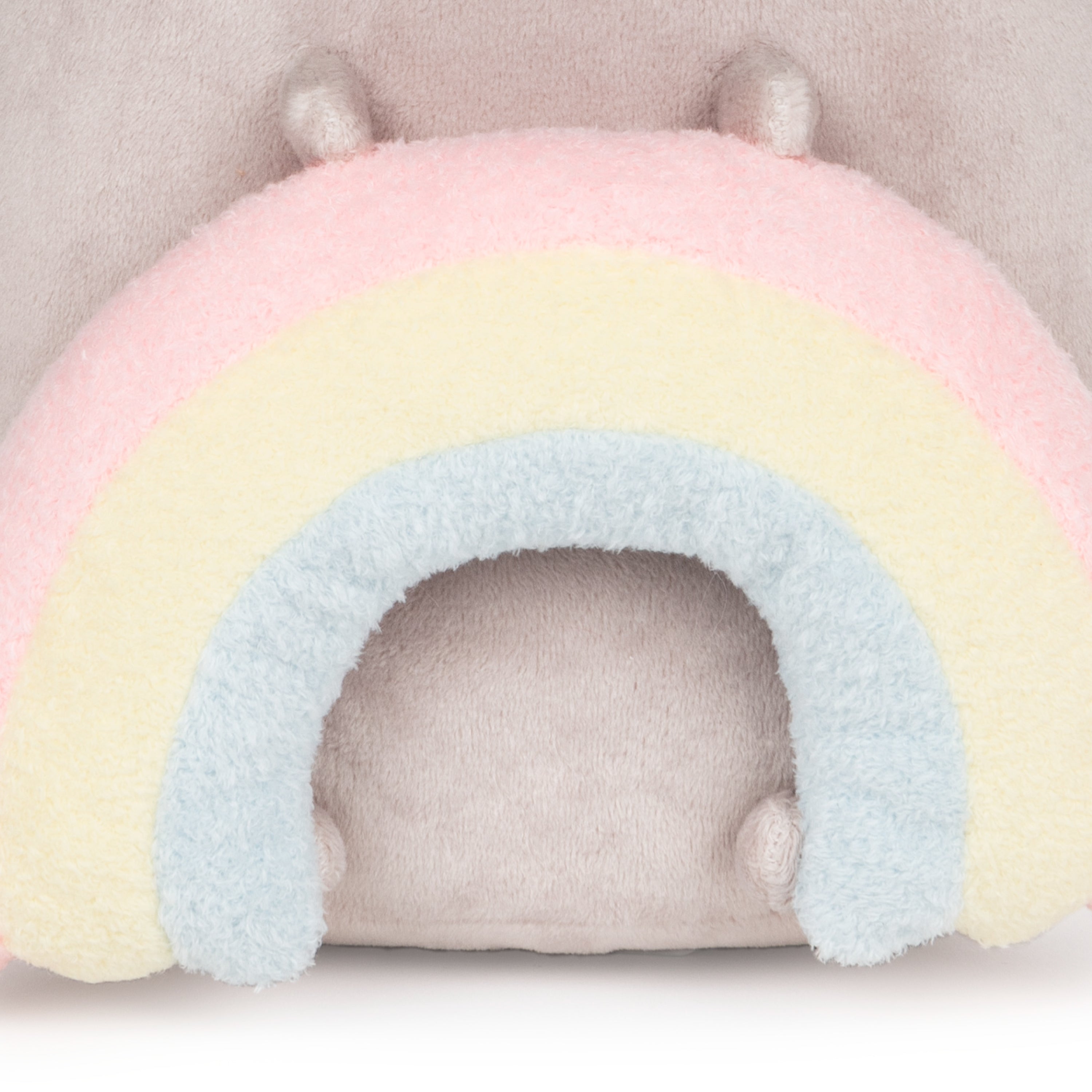 GUND Pusheen with Rainbow Plush Toy, Kawaii Cat Stuffed Animal for Ages 8 and Up, Gray/Rainbow, 9.5”