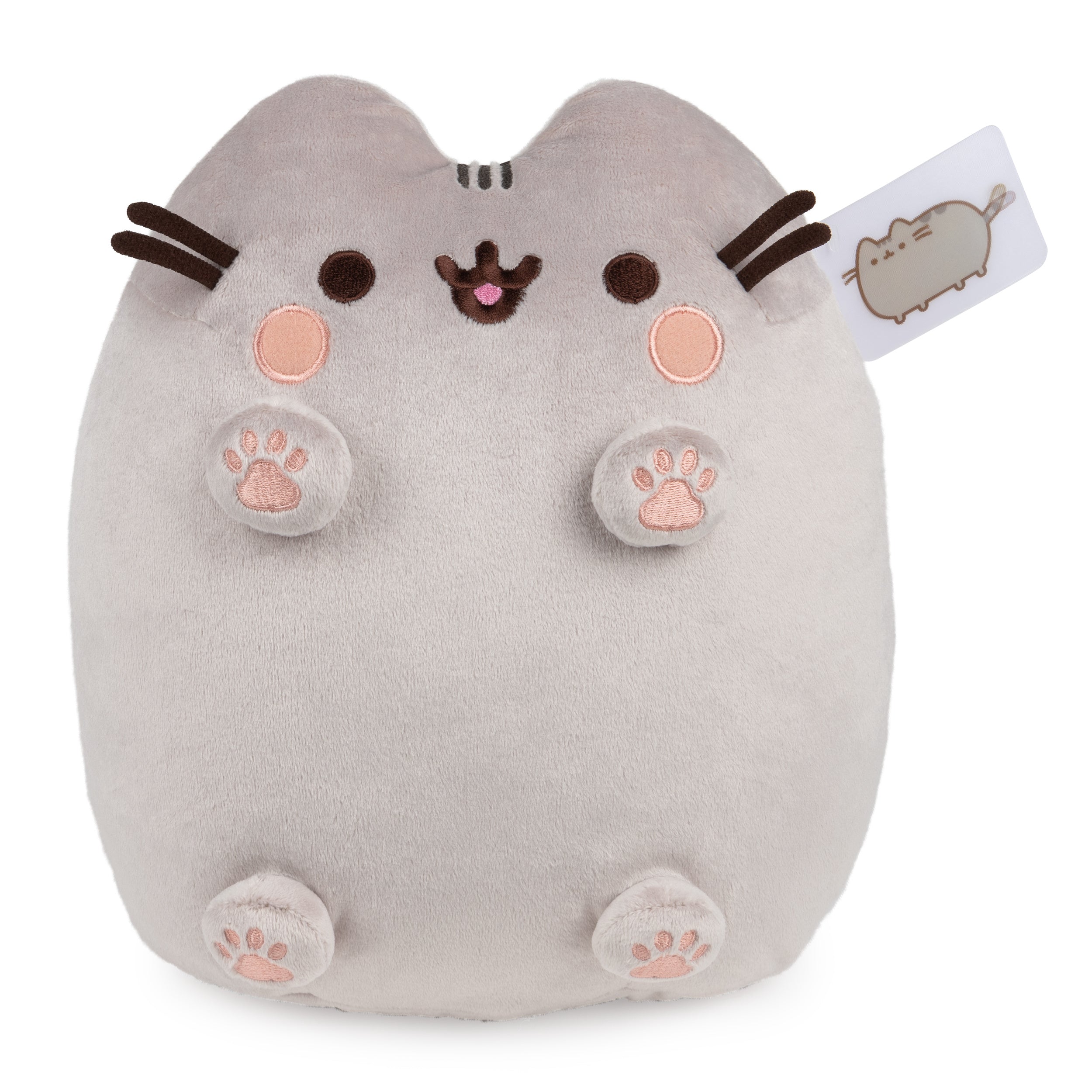 GUND Pusheen the Cat Classic Toe Beans Plush, Stuffed Animal for Ages 8 and Up, 11"