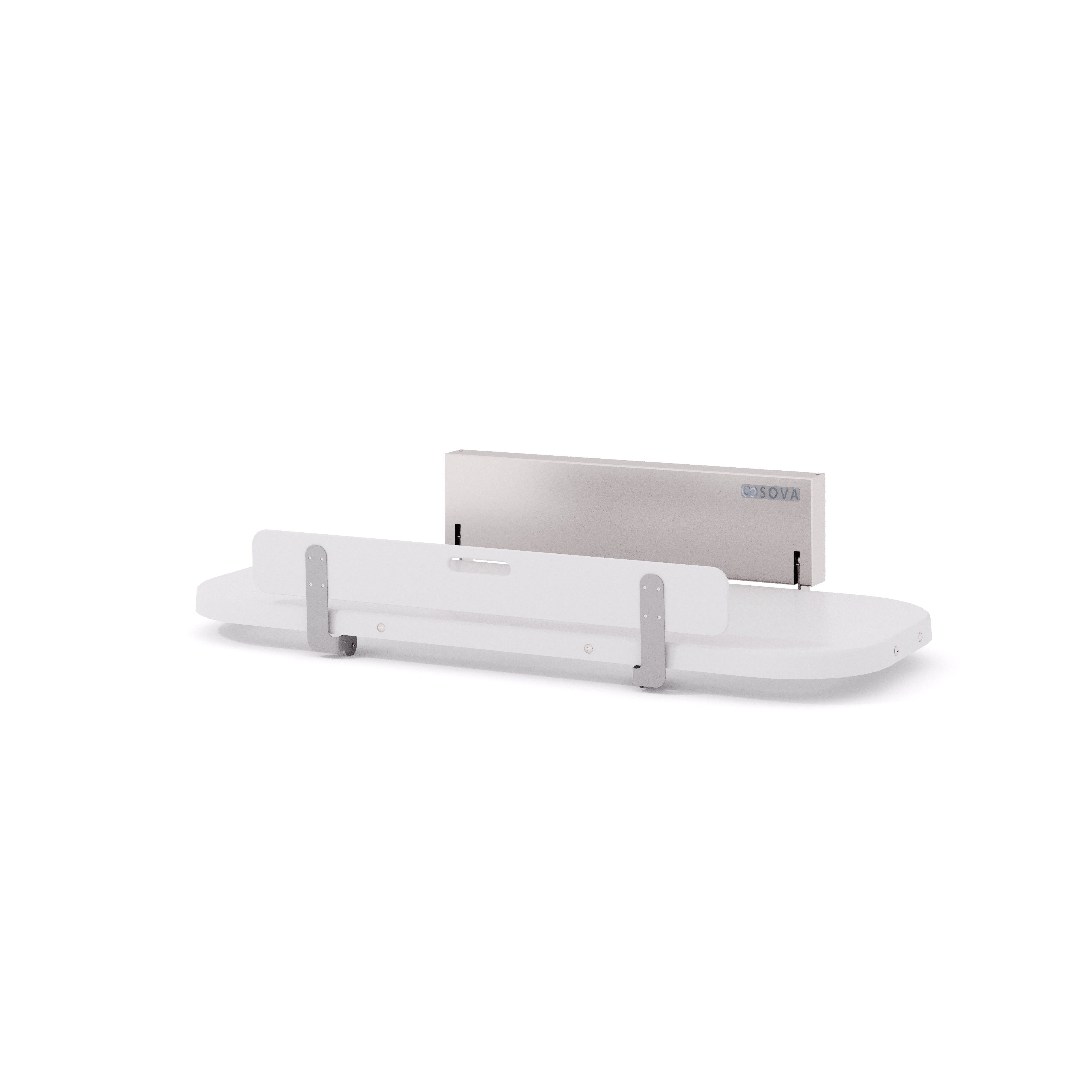 Attend 70" Tray Adult Static Changing Station - Stainless Steel