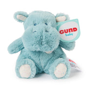 Baby GUND Oh So Snuggly Littles Hippo, Small Stuffed Animals, Hippo Stuffed Animal, Plush Toys for Infants and Toddlers, Teal, 7”