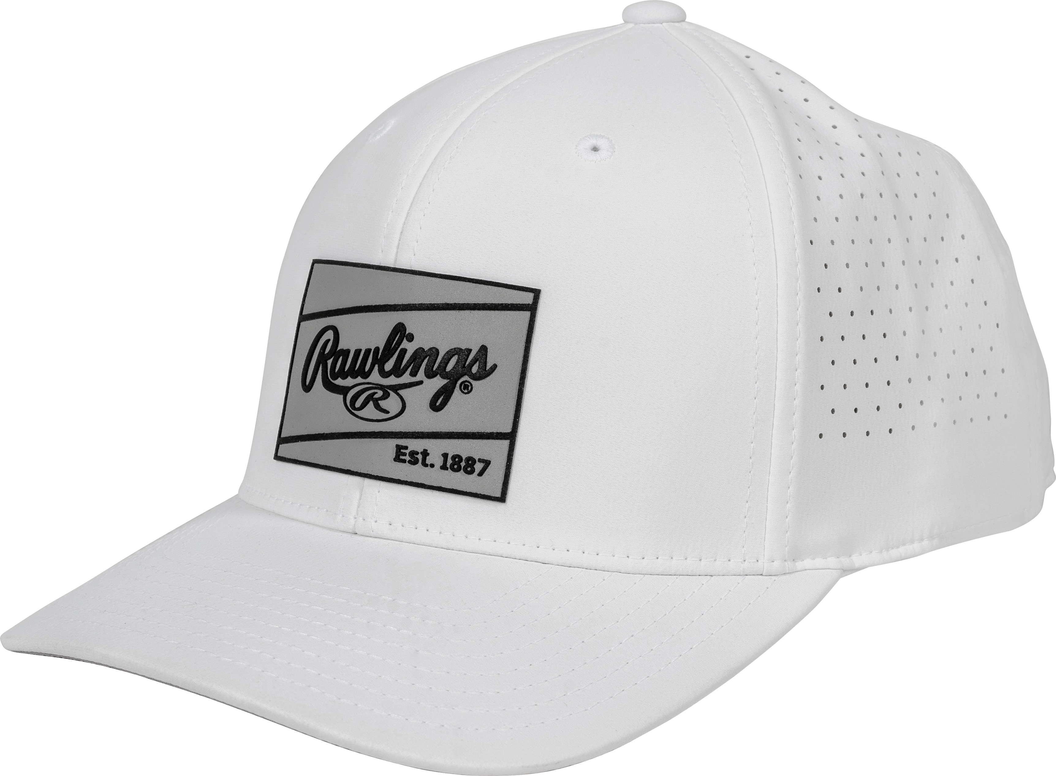 Rawlings Performance Hat - Snap Back - White