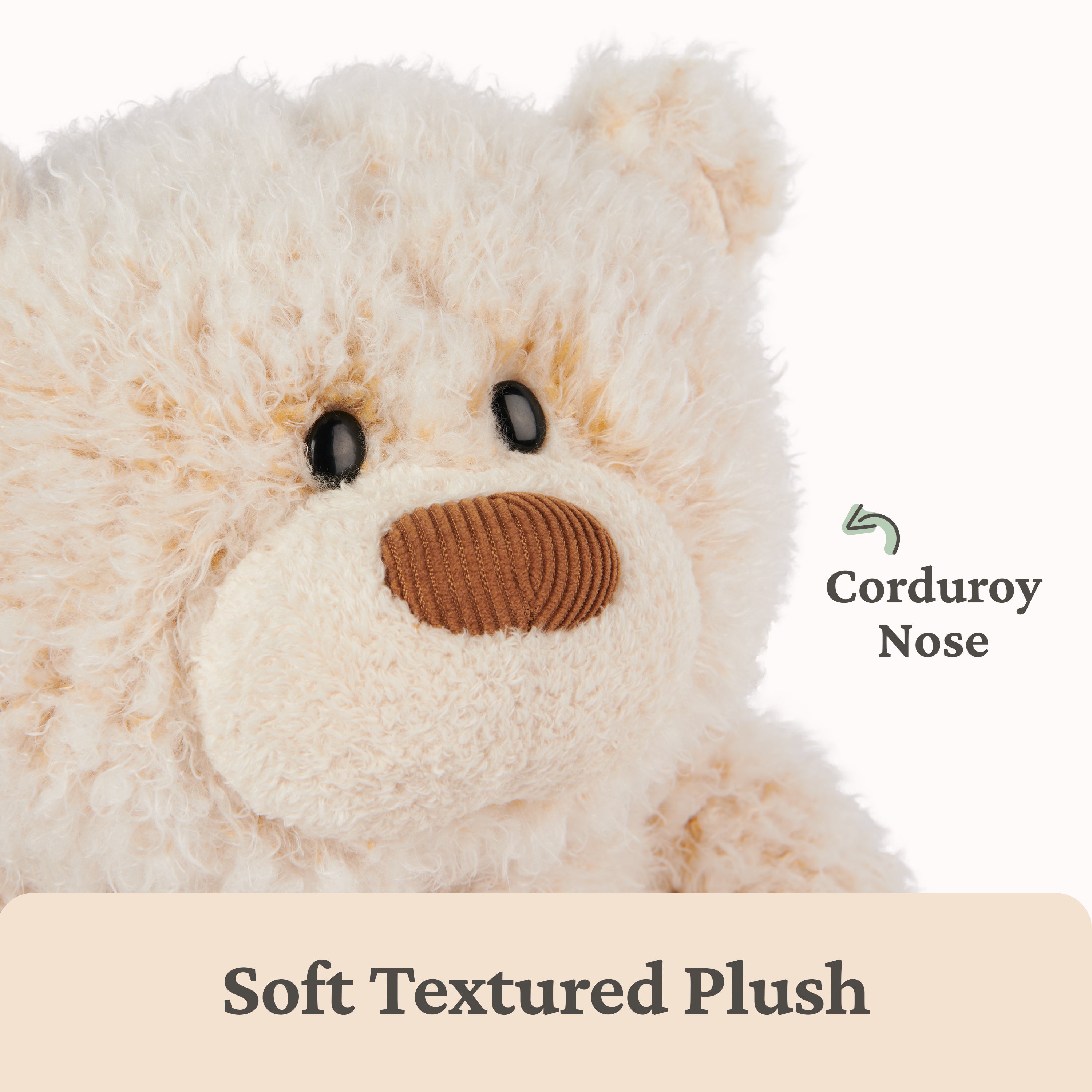 GUND Bubbles Teddy Bear Stuffed Animal, Premium Bear Plush Toy for Ages 1 and Up, Cream, 10”