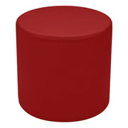 Pro Series Upholstered Round Ottoman 18" Height - Crimson