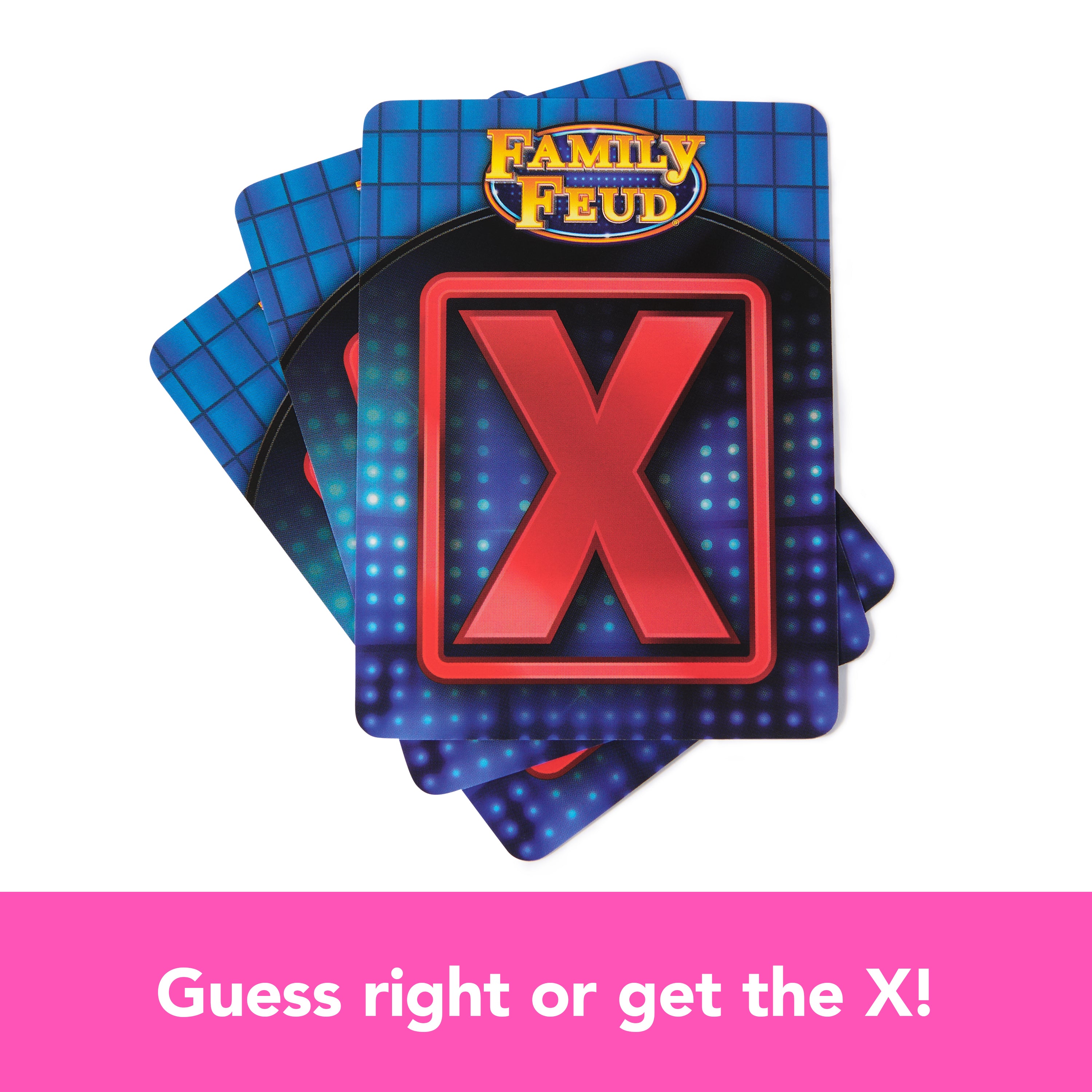 Family Feud Jumbo Card Game, Play as Steve Harvey, Family Feud Game for Hilarious Family Fun, Kids Games, Family Games for Game Night, Ages 8+