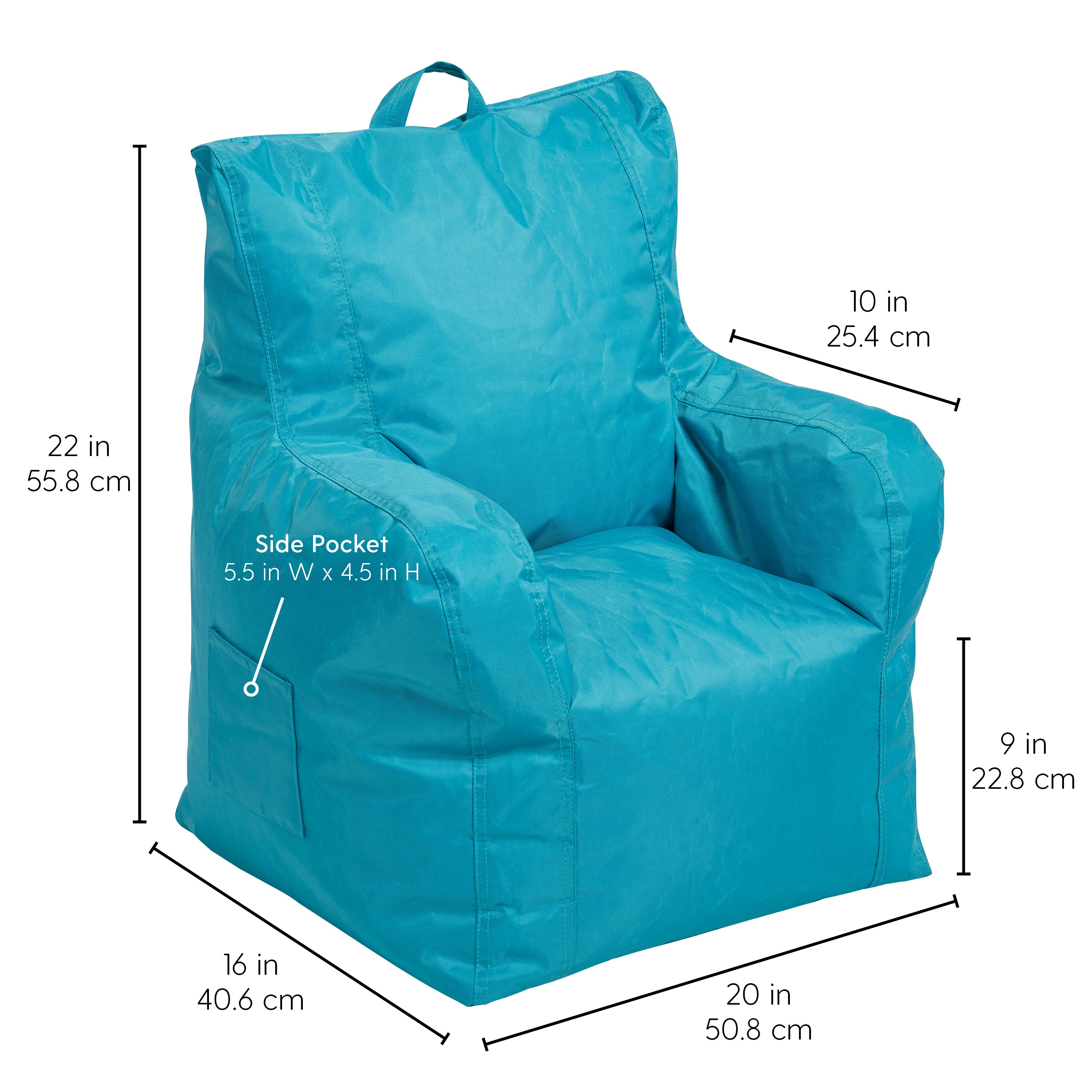 Cali Little Bear Bean Bag - Aqua