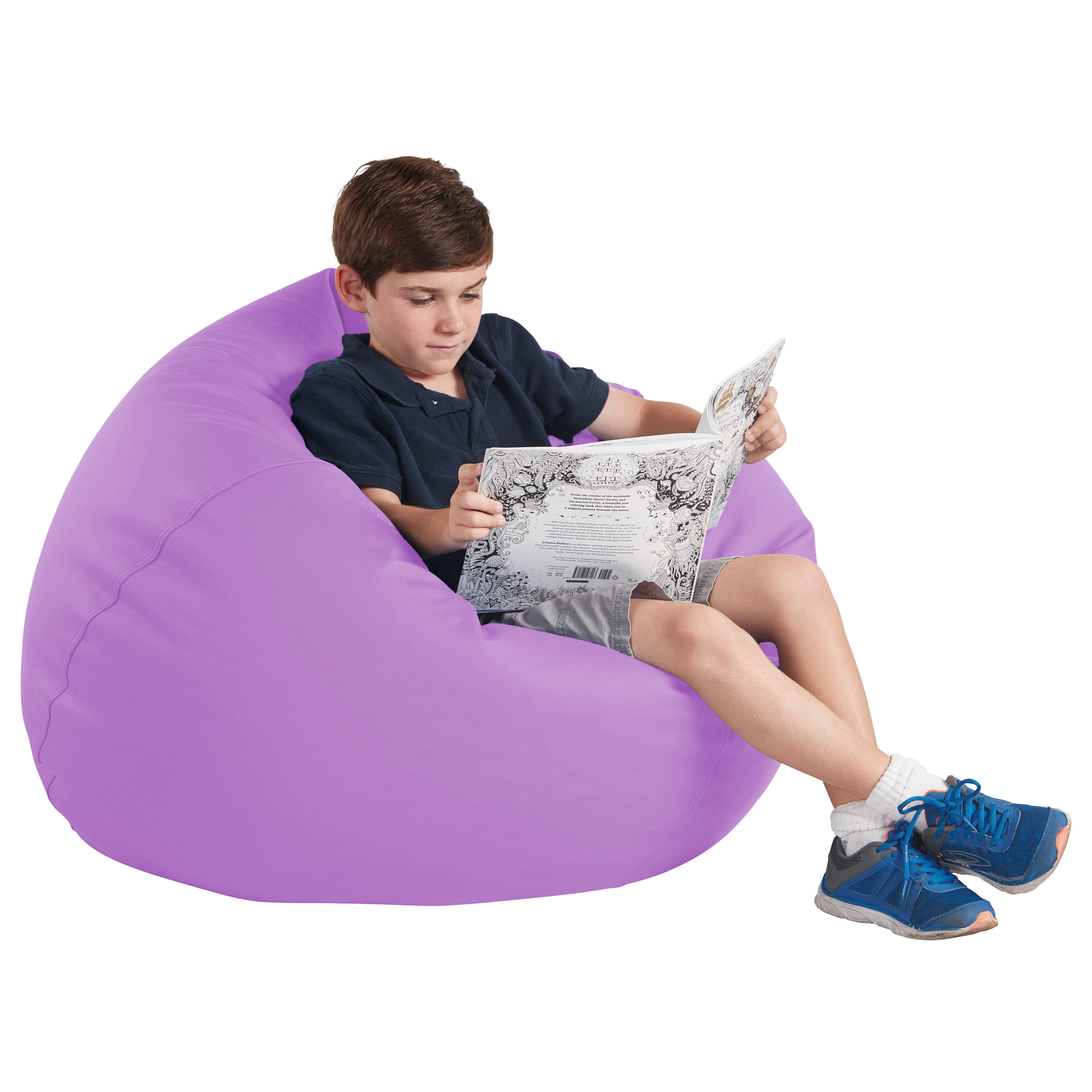 SoftScape Classic 35" Standard Bean Bag - Lavender