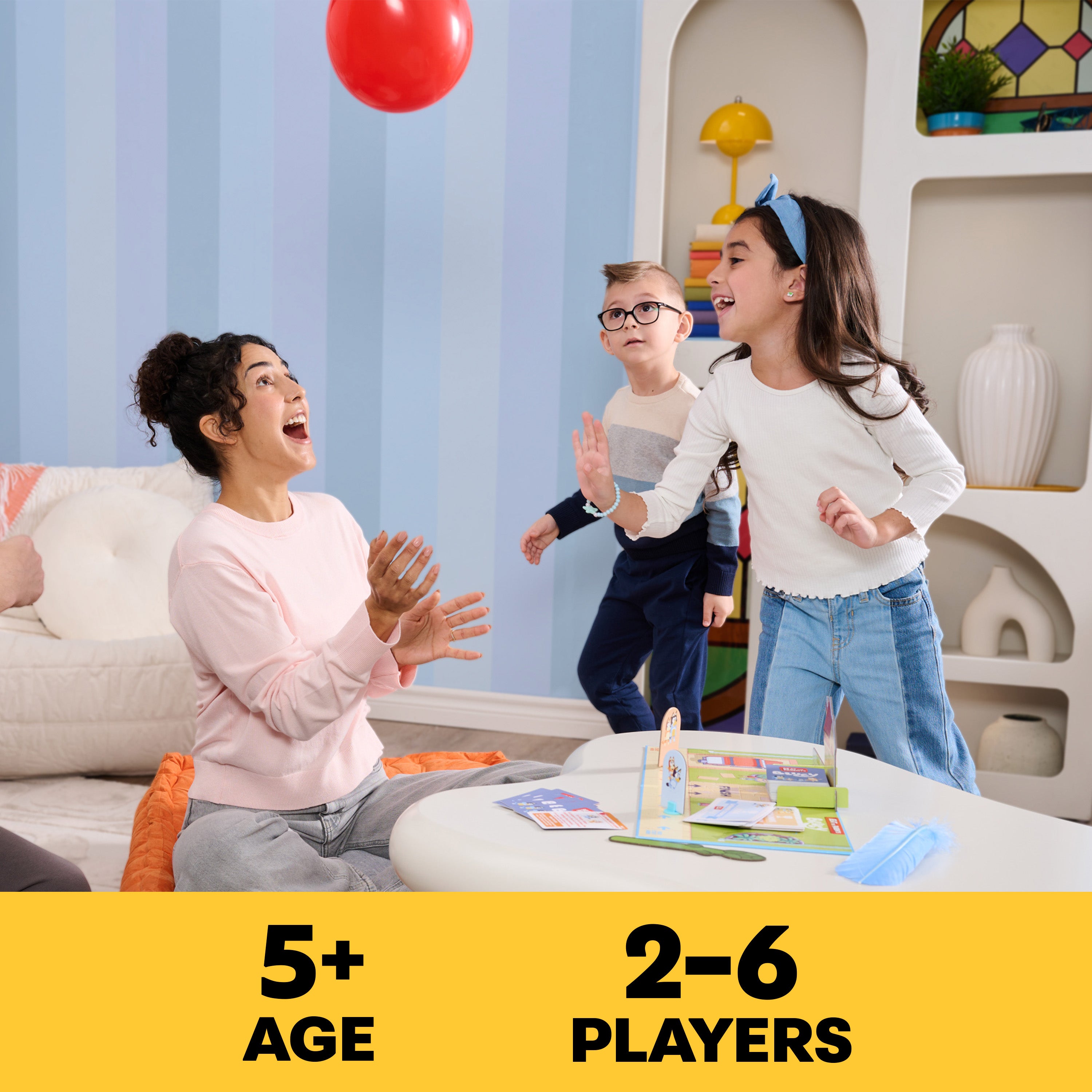 Spin Master Games, Bluey Beat the Parents, Head-to-Head Trivia & Fun Family Game Night Challenges, Easy Play, Bluey Toys, Kids & Family, 2-6 Players, for Ages 5 & Up