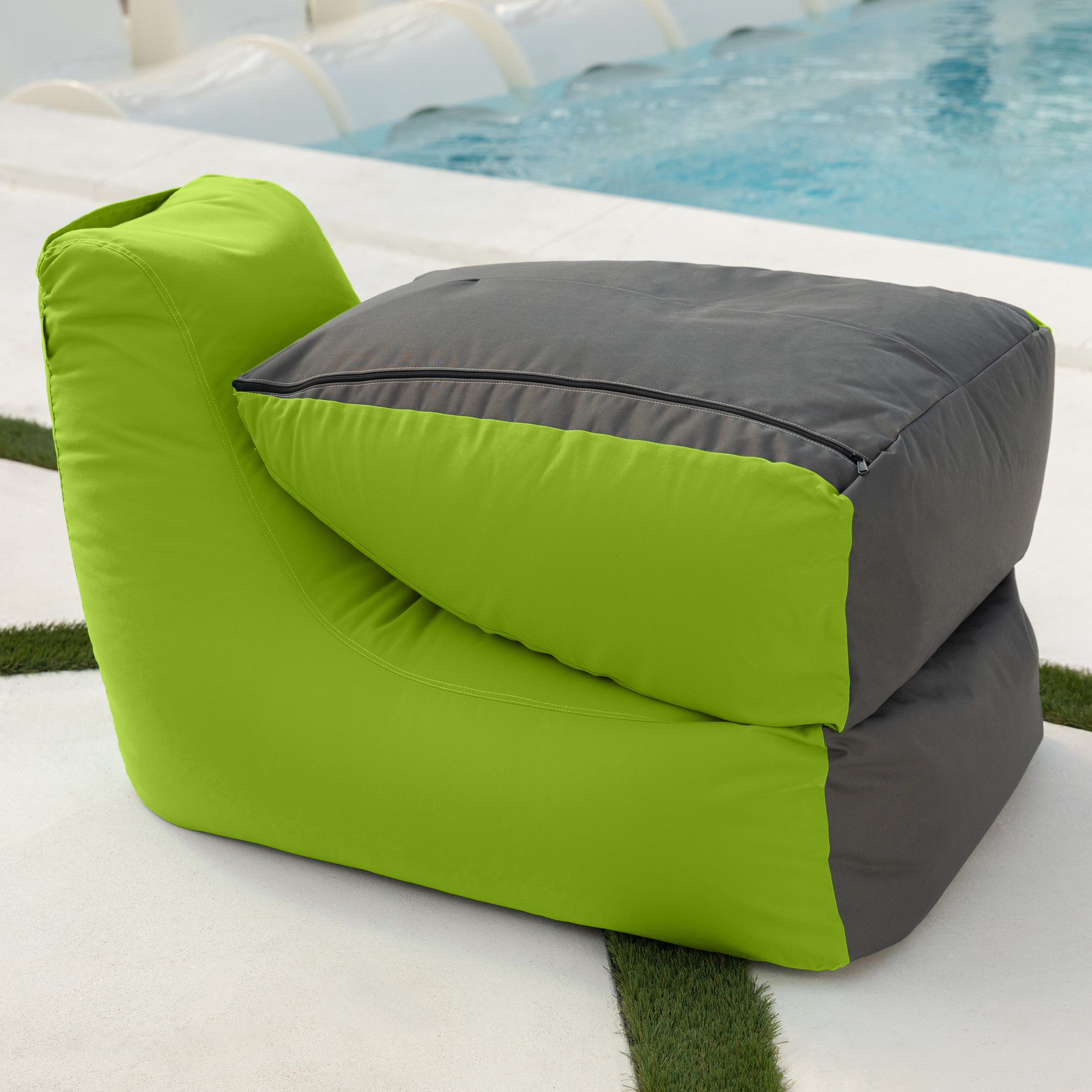Jaxx Prado Outdoor Chaise Lounge, Lime