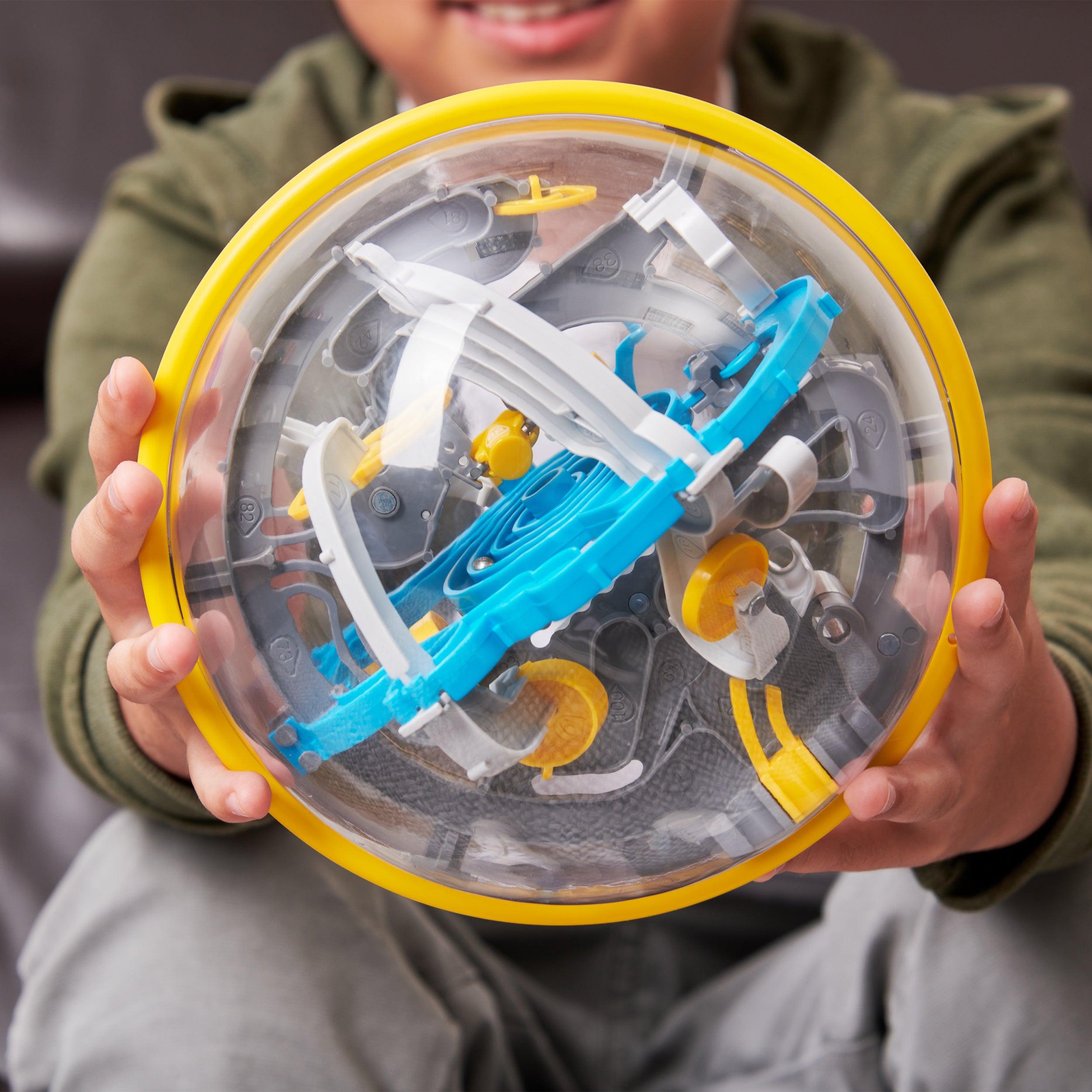 Perplexus Beast 3D Gravity Maze Game Brain Teaser Fidget Toy Puzzle Ball, Anxiety Relief Items, Cool Stuff, Sensory Toys for Kids & Adults Ages 9+